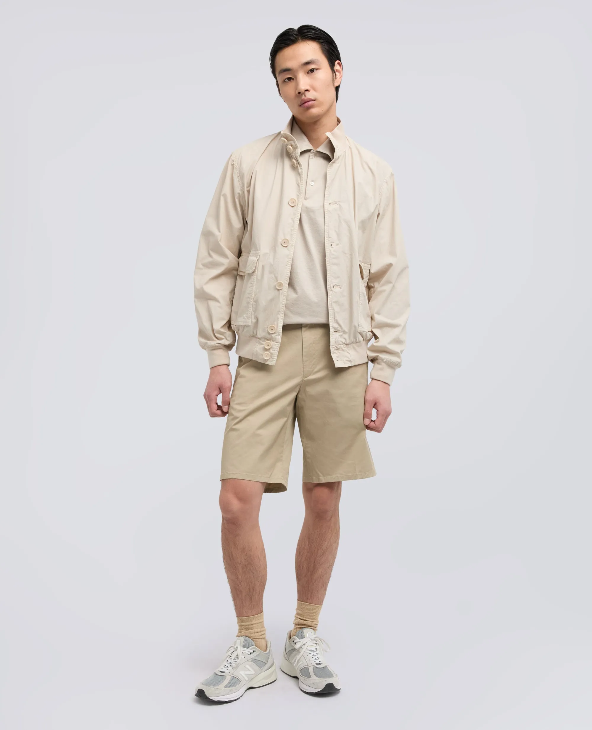 GIUBBOTTO IN TELA DI COTONE TINTO CAPO - SASSO sold by Aspesi product image thumbnail 2