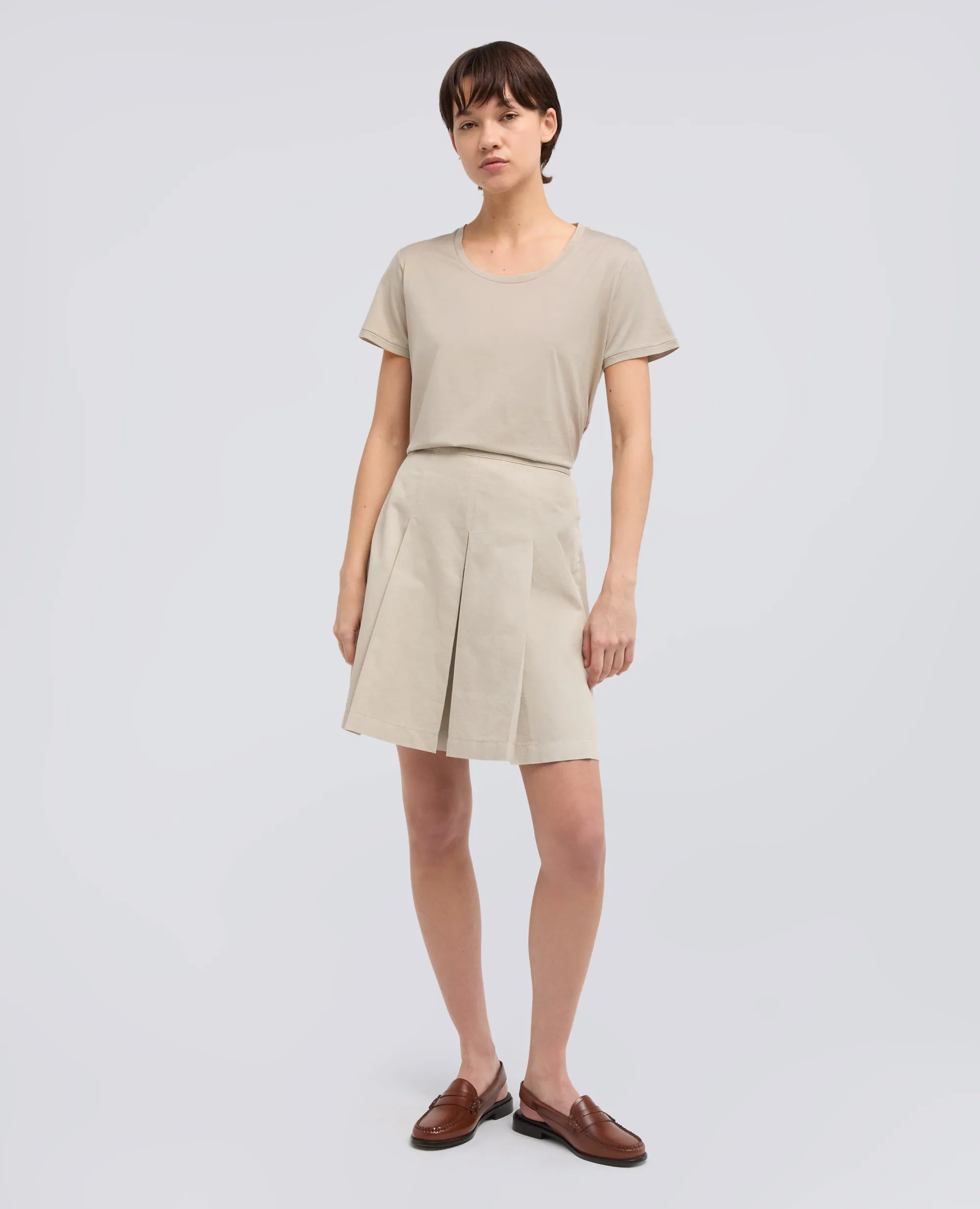 T-SHIRT IN JERSEY DI COTONE - SABBIA sold by Aspesi product image thumbnail 2