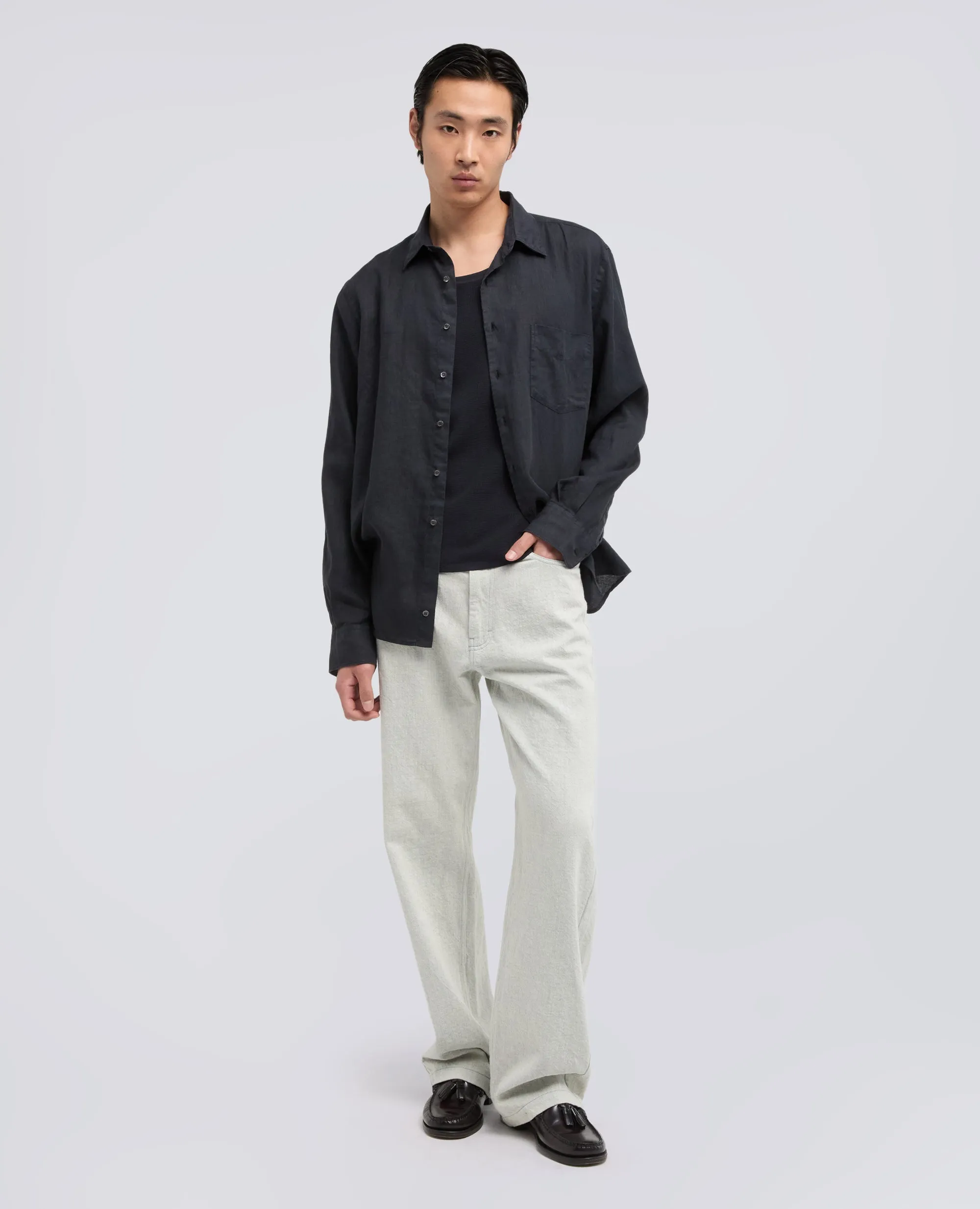 CANOTTA IN FILATO DI PURO COTONE - NAVY sold by Aspesi product image thumbnail 2