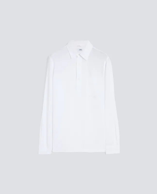 CAMICIA DOPPIA IN VOILE DI COTONE - BIANCO sold by Aspesi