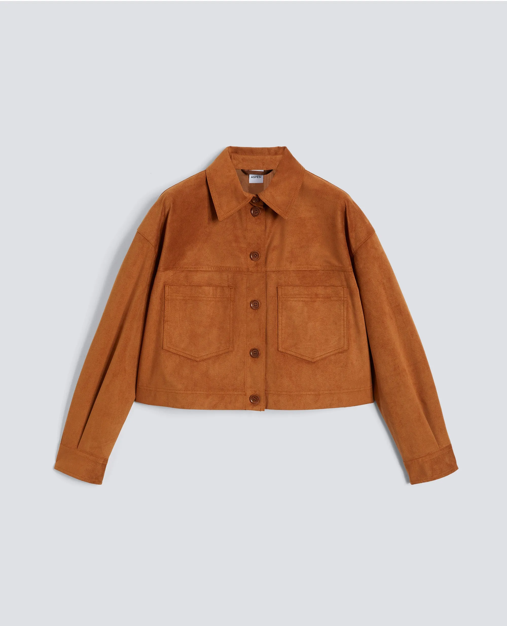 GIUBBOTTO IN ALCANTARA ® ORIGINALE - RUGGINE sold by Aspesi