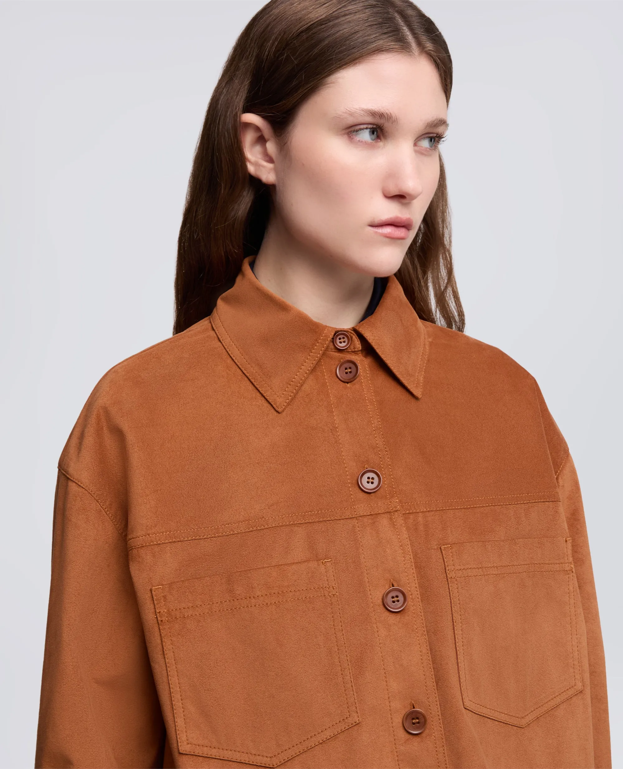 GIUBBOTTO IN ALCANTARA ® ORIGINALE - RUGGINE sold by Aspesi product image thumbnail 4