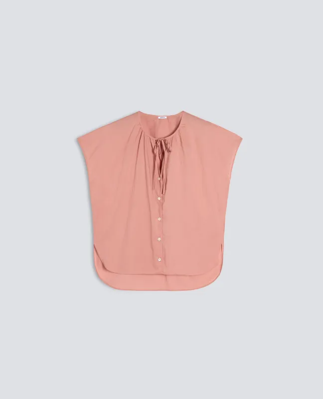 CAMICIA IN MUSSOLA DI COTONE - ROSA made by Aspesi