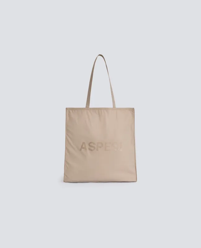 BORSA SHOPPING IN NYLON - GHIACCIO made by Aspesi