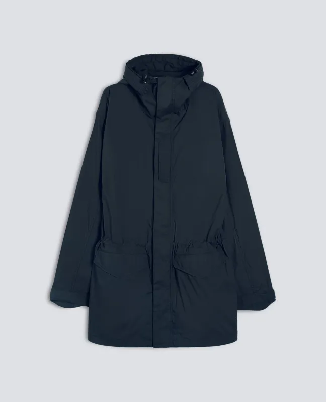 PARKA IN POPELINE DI COTONE E NYLON STRETCH - NAVY made by Aspesi