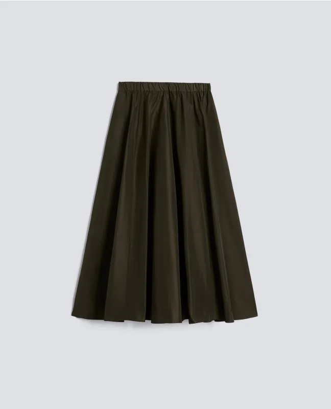 GONNA IN POLIESTERE TECNICO - MILITARE made by Aspesi