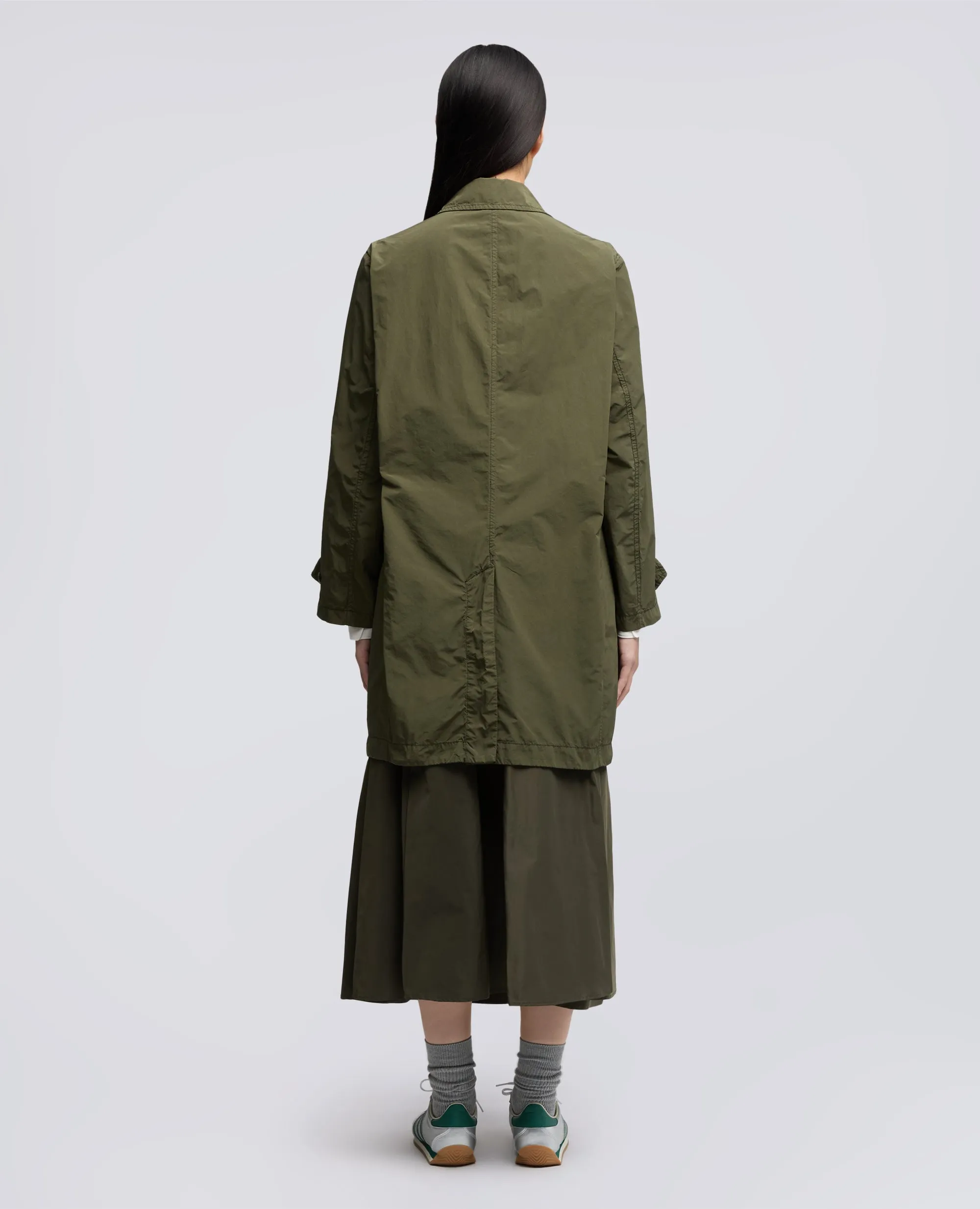 IMPERMEABILE IN POLIESTERE E NYLON COMPATTO - MILITARE sold by Aspesi product image thumbnail 3