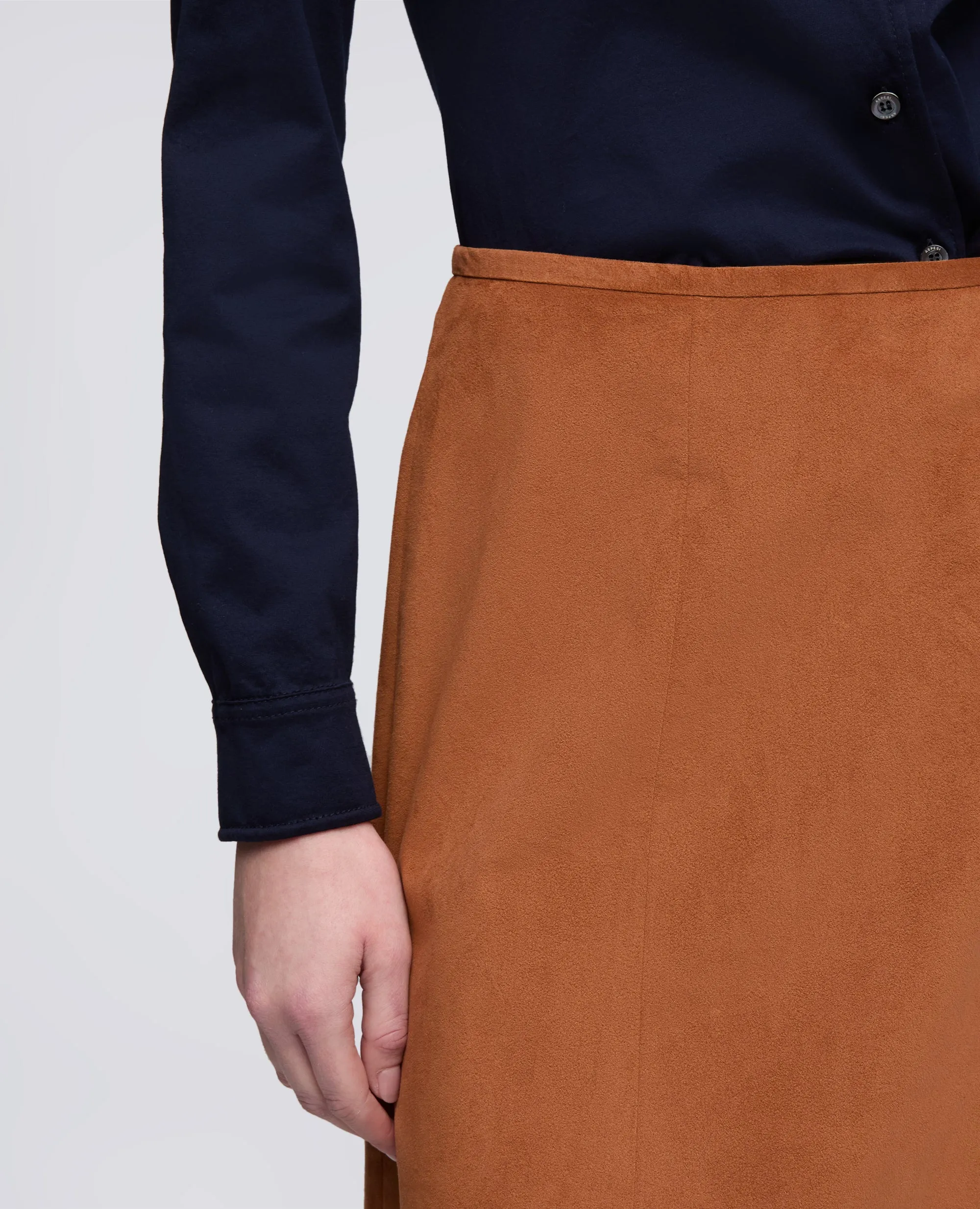 GONNA IN ALCANTARA ® ORIGINALE - RUGGINE sold by Aspesi product image thumbnail 4