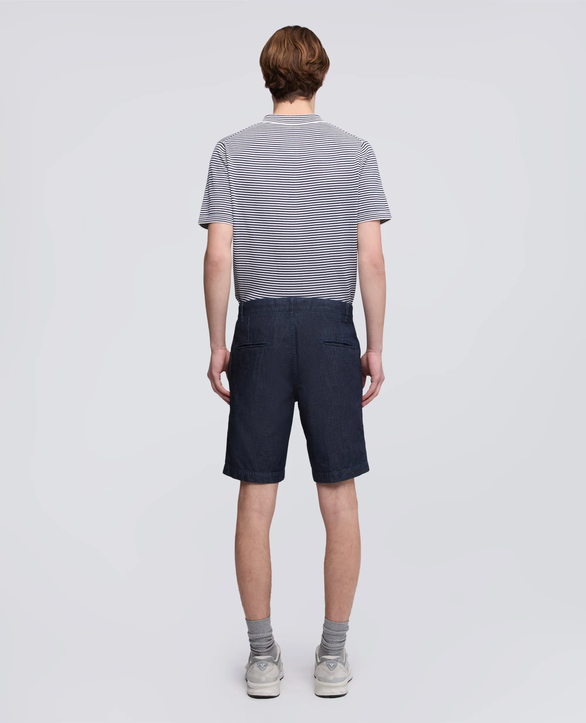 BERMUDA IN TELA DI COTONE - DENIM SCURO sold by Aspesi product image thumbnail 3