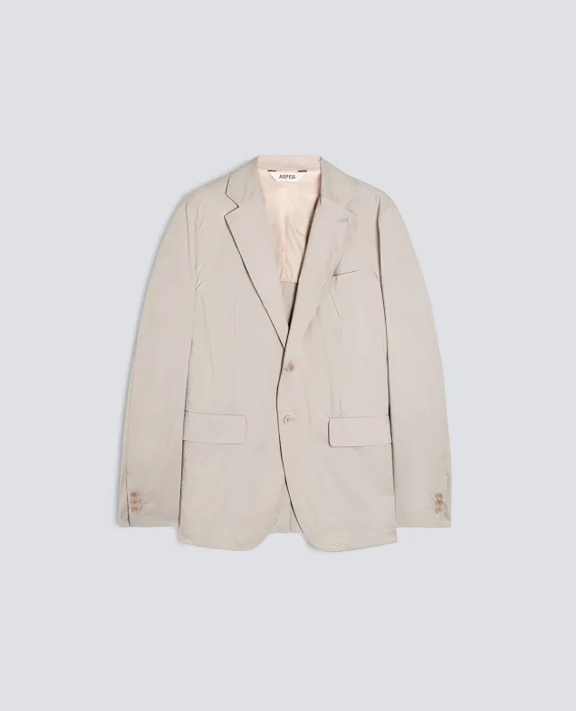 BLAZER IN POPELINE COTONE-NYLON COMFORT - COLONIALE made by Aspesi