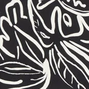 CAMICIA IN POPELINE DI COTONE CON COLLO ALLA COREANA - STAMPA NERA sold by Aspesi product image thumbnail 5