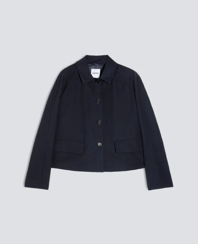 GIACCA FODERATA REALIZZATA IN TELA DI COTONE E POLIESTERE - NAVY made by Aspesi