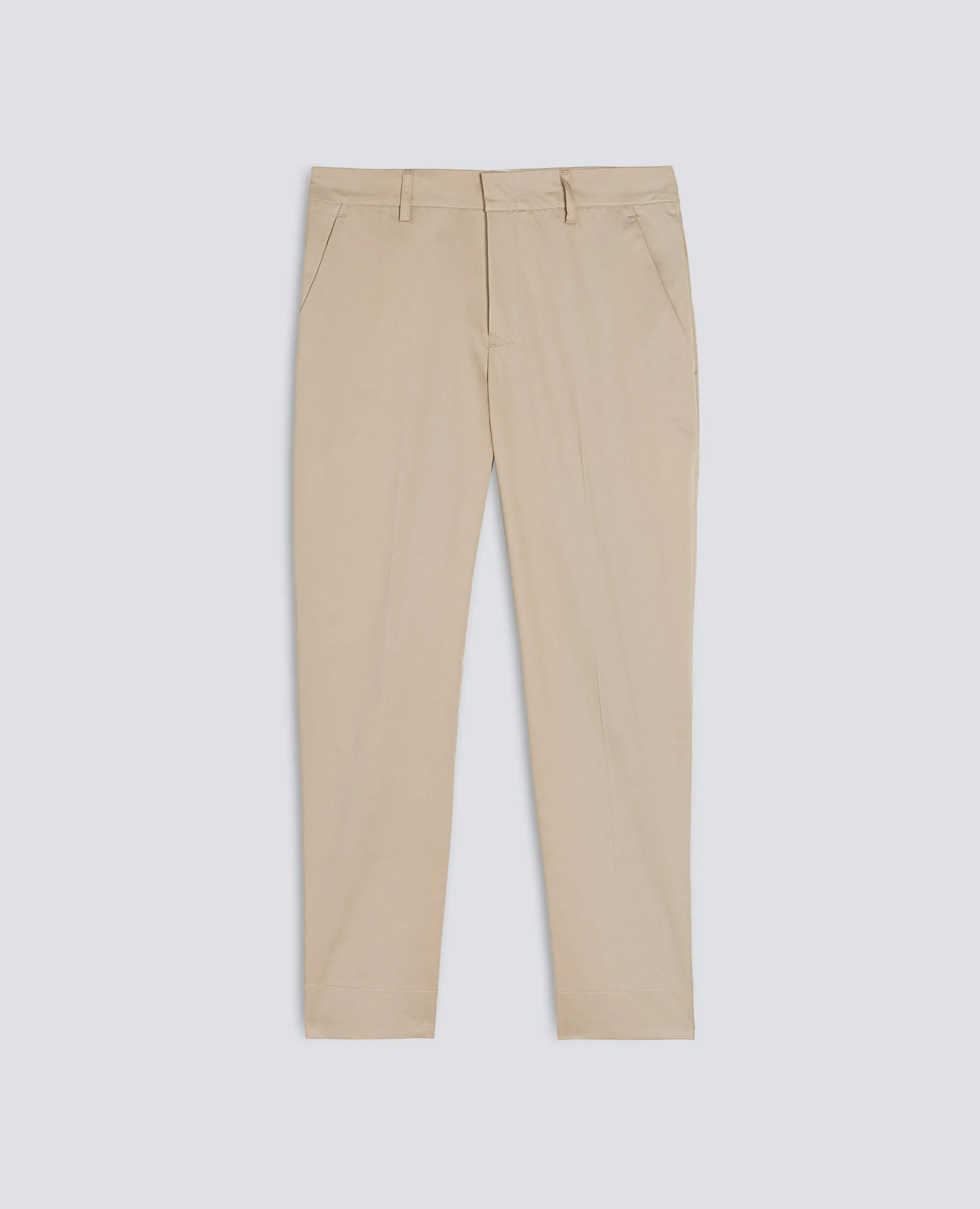 PANTALONE CAPRI IN TWILL DI COTONE STRETCH - COLONIALE sold by Aspesi