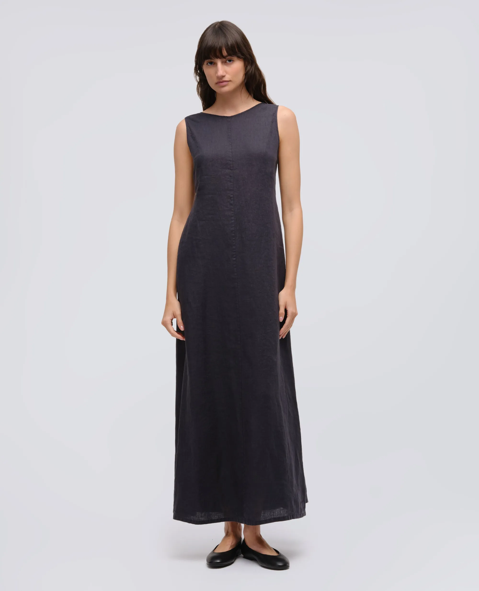ABITO LUNGO IN LINO - NAVY sold by Aspesi product image thumbnail 2
