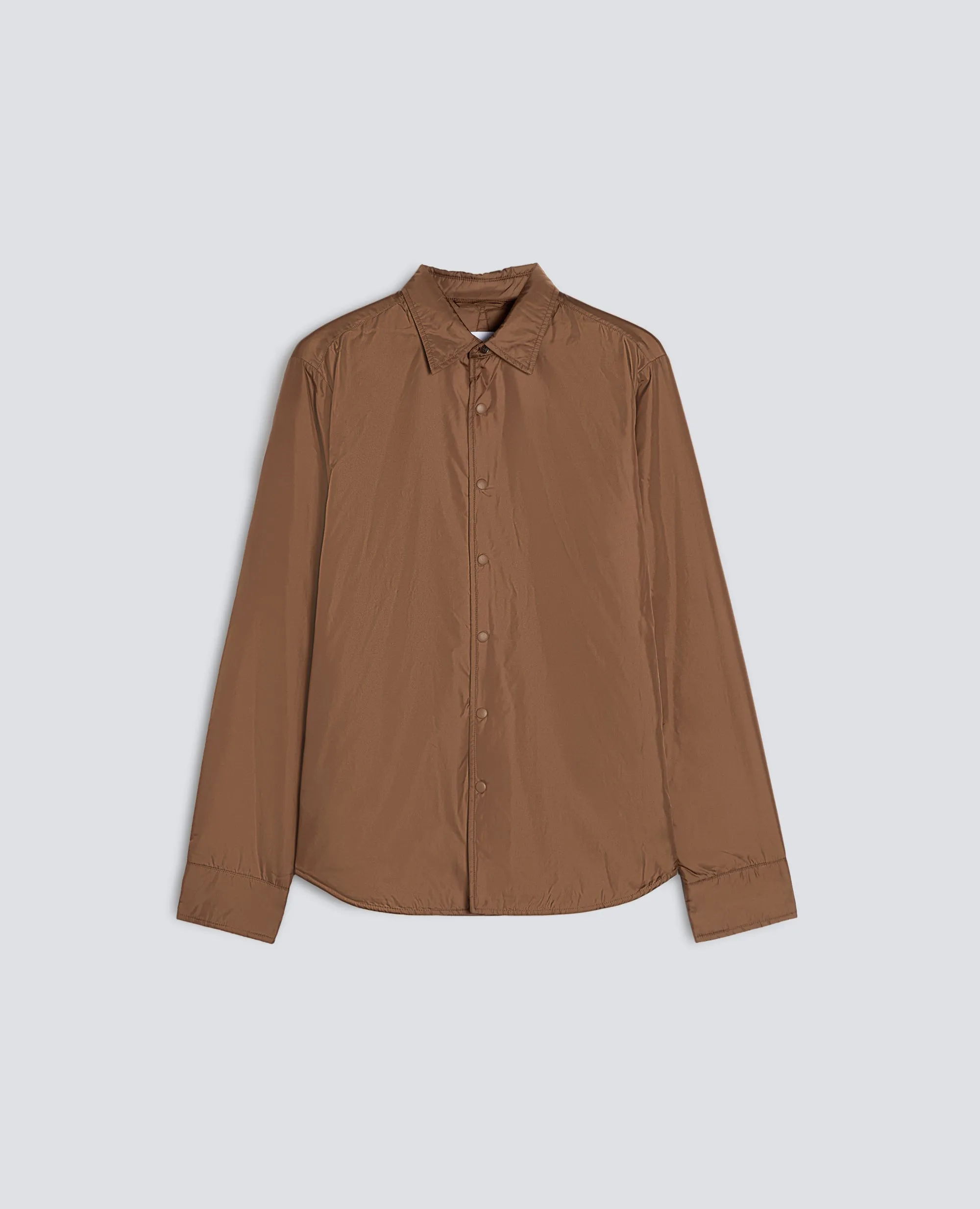 CAMICIA IMBOTTITA IN NYLON LEGGERO - BISCOTTO sold by Aspesi