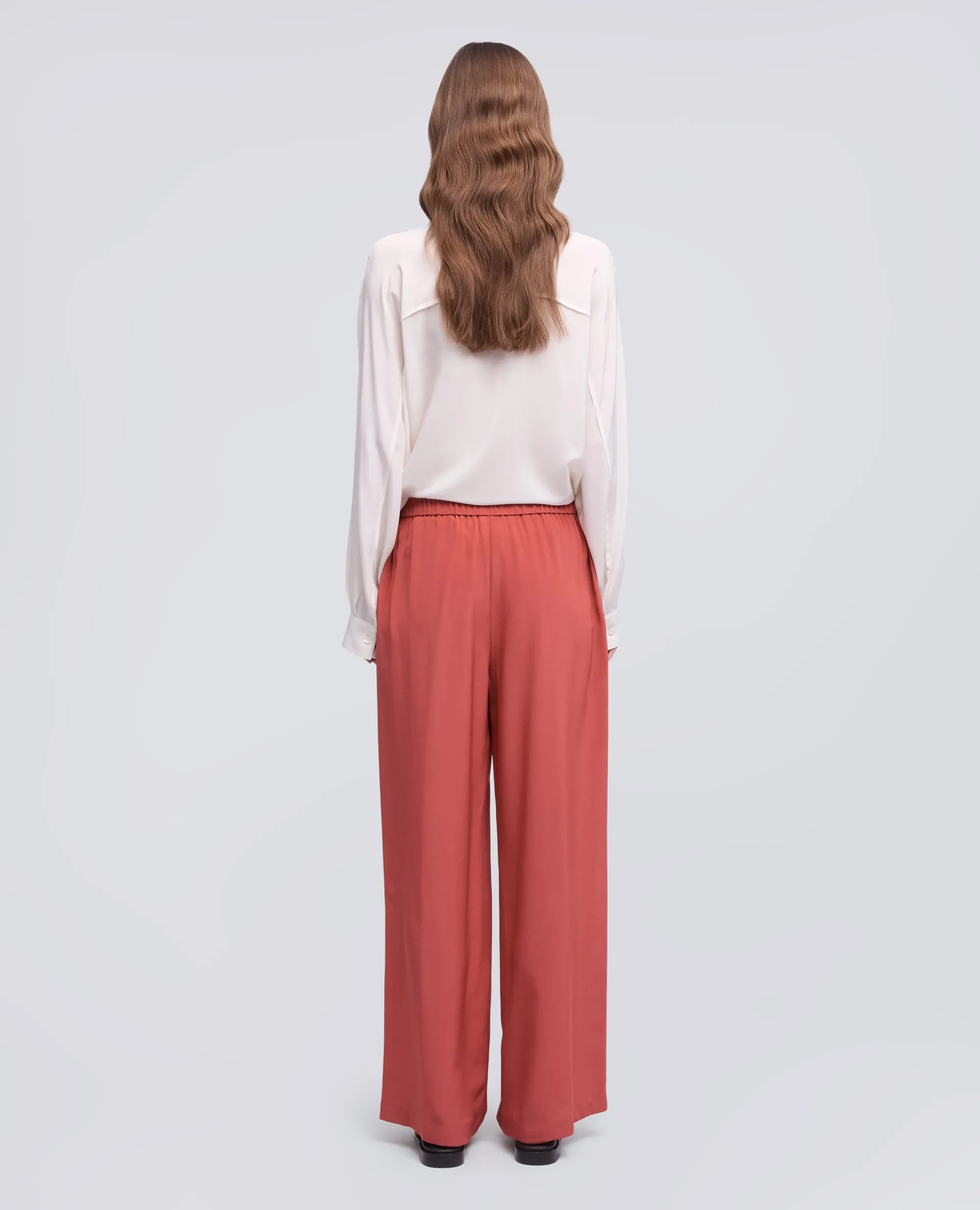 PANTALONE IN CREPE DE CHINE SETA - ARAGOSTA sold by Aspesi product image thumbnail 3