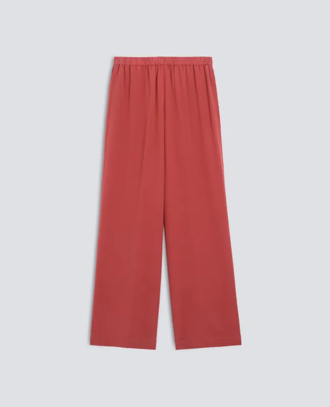 PANTALONE IN CREPE DE CHINE SETA - ARAGOSTA made by Aspesi