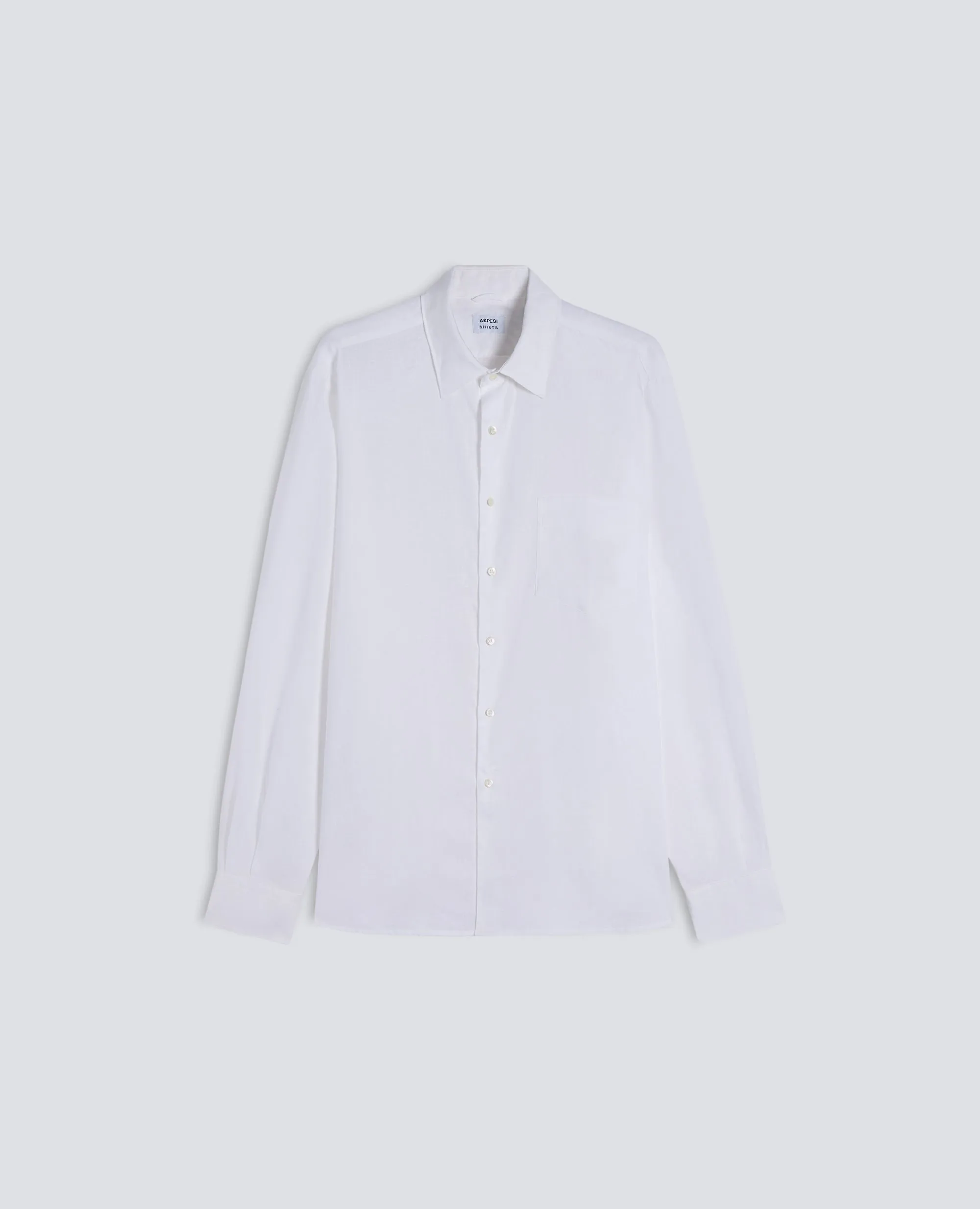 CAMICIA IN CHAMBRAY GIAPPONESE - BIANCO sold by Aspesi