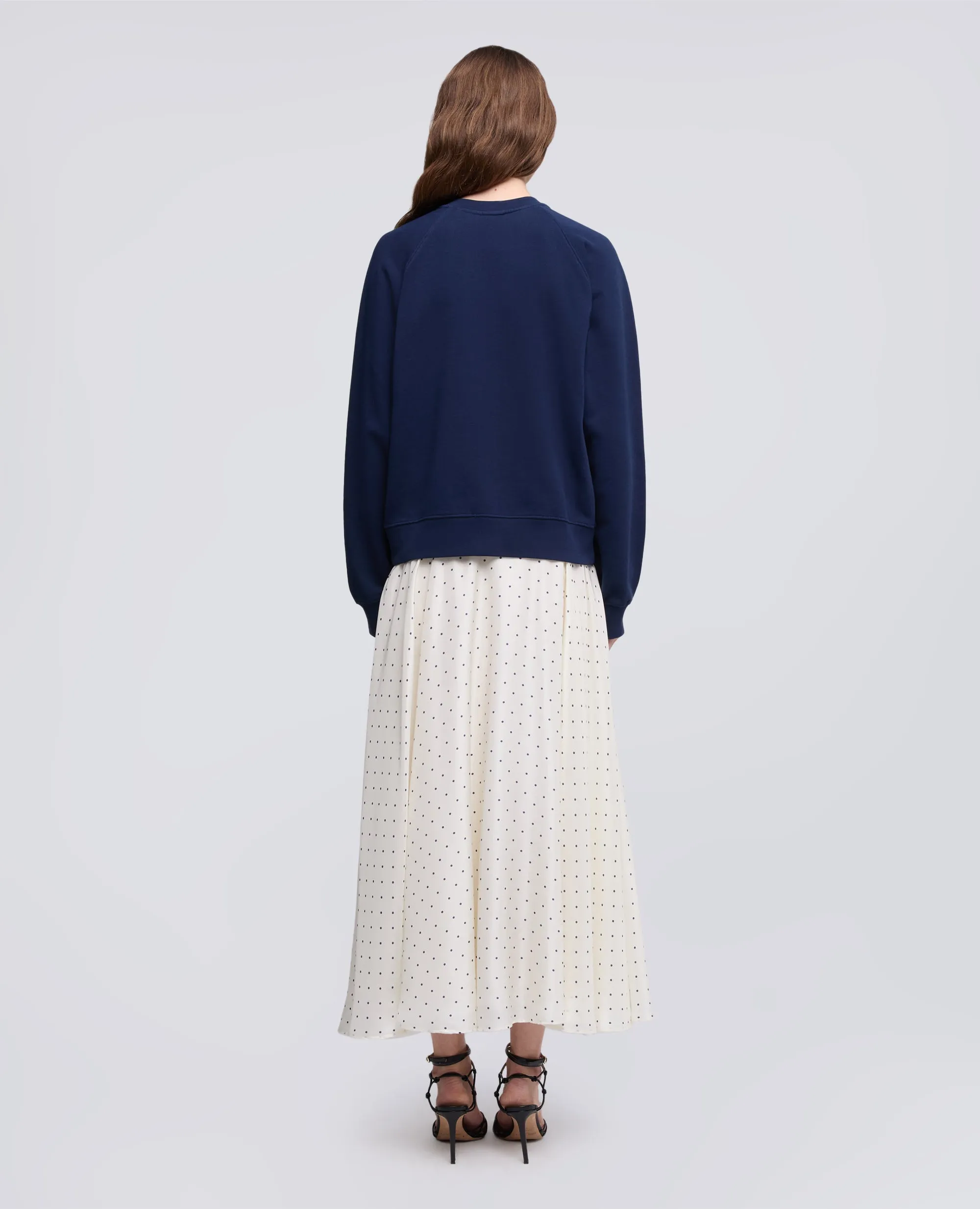 FELPA APERTA DI COTONE ORGANICO - BLU sold by Aspesi product image thumbnail 3