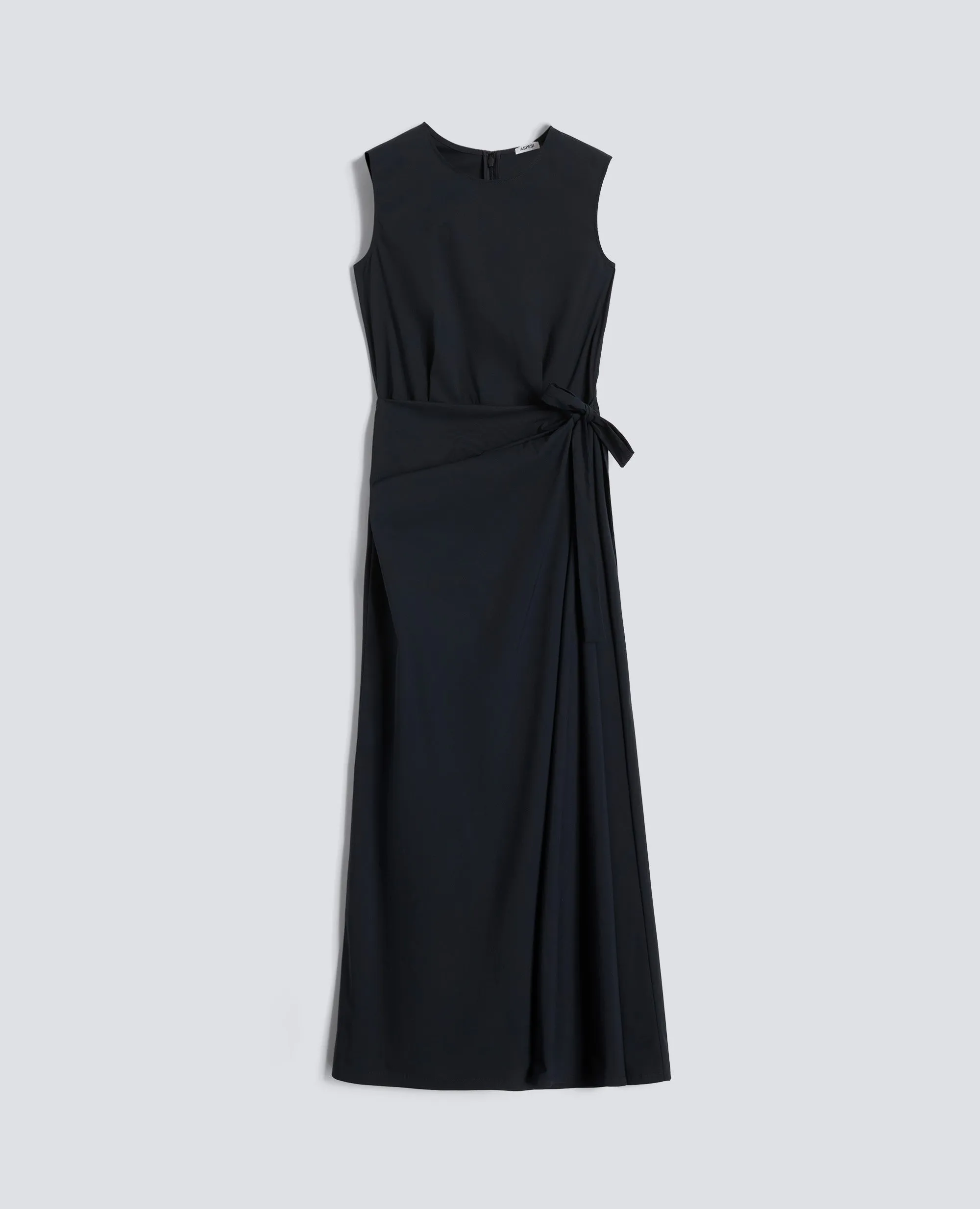 ABITO IN POPELINE DI COTONE NYLON STRETCH - NAVY sold by Aspesi