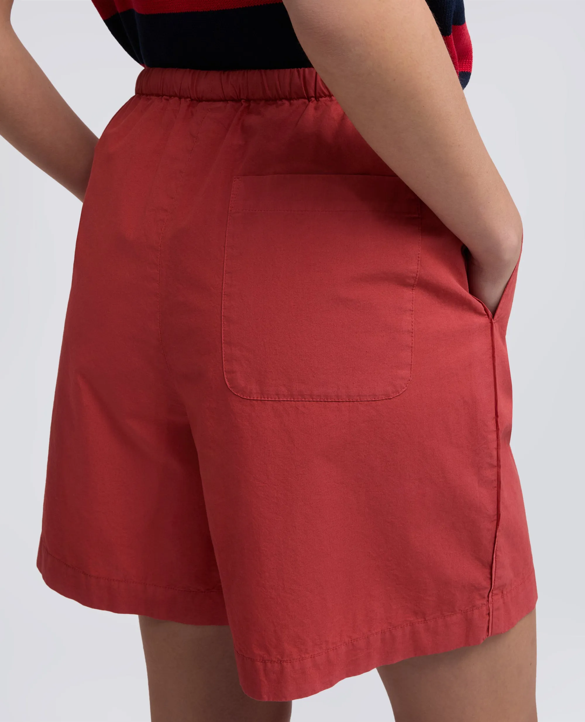 SHORT IN POPELINE DI COTONE TINTO CAPO - ARAGOSTA sold by Aspesi product image thumbnail 4