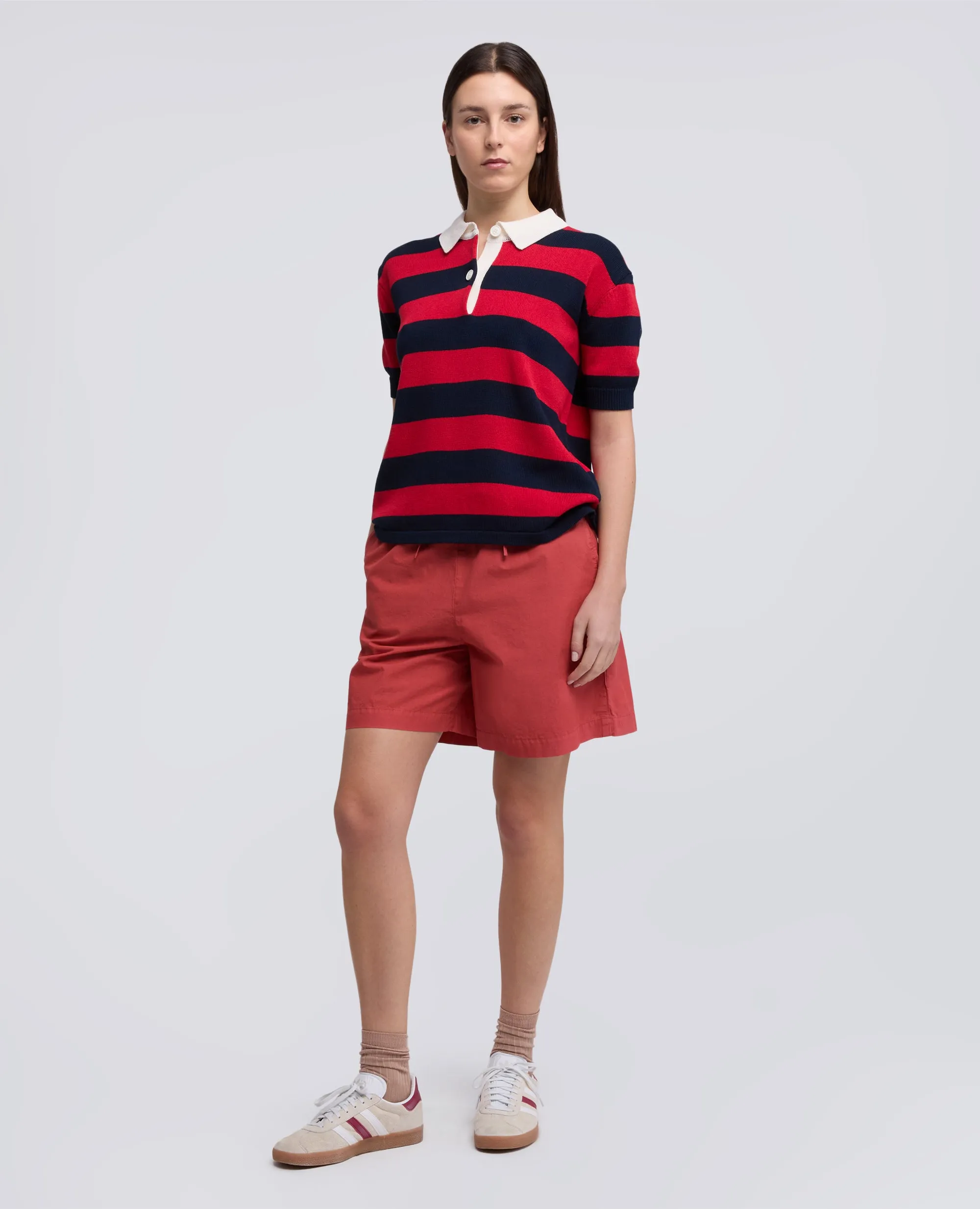 SHORT IN POPELINE DI COTONE TINTO CAPO - ARAGOSTA sold by Aspesi product image thumbnail 2