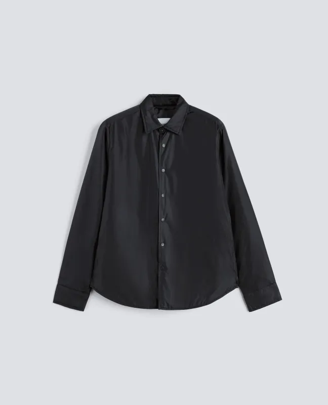 OVERSHIRT IN NYLON IDROREPELLENTE - NERO made by Aspesi