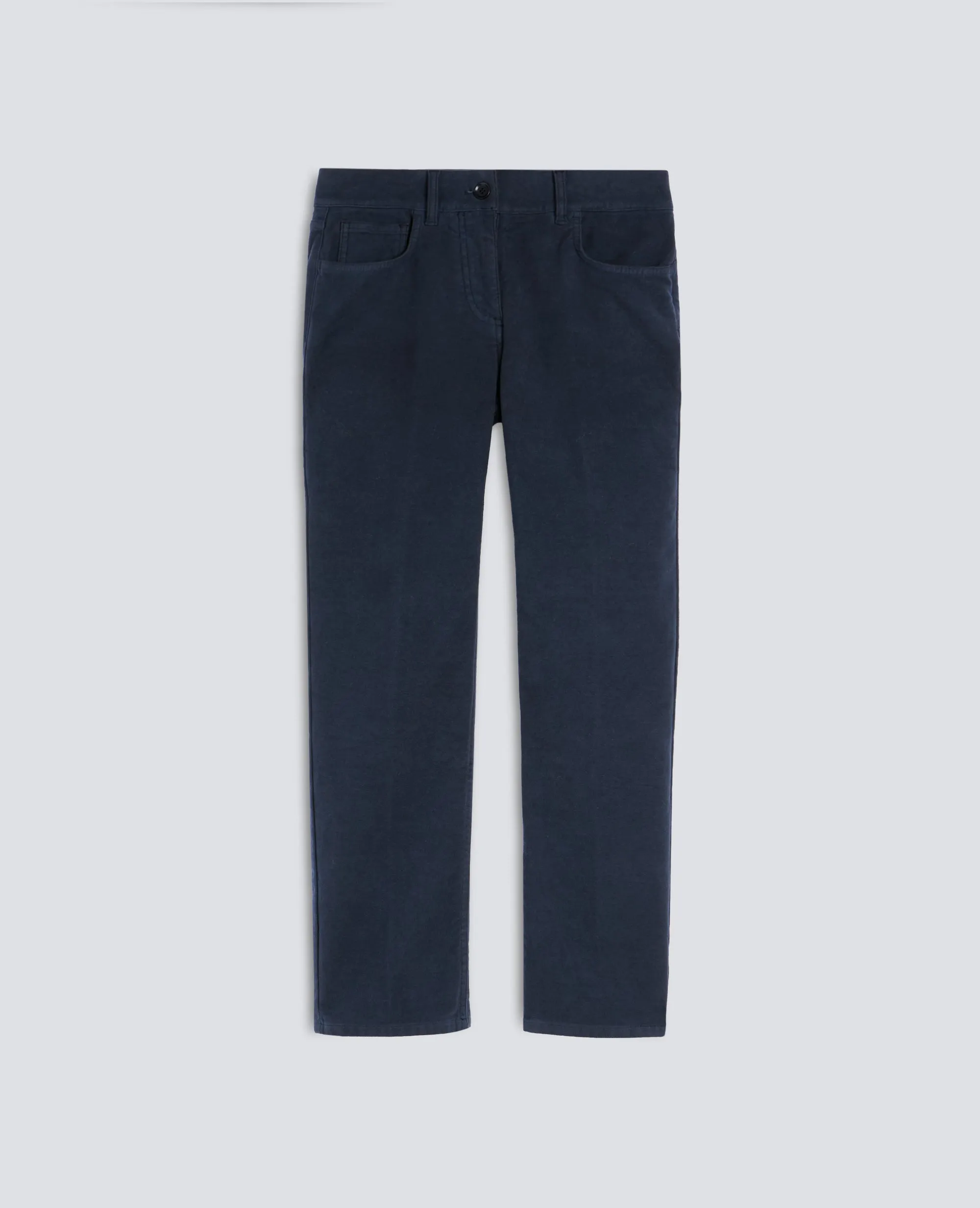 PANTALONE IN FUSTAGNO STRETCH - NAVY sold by Aspesi