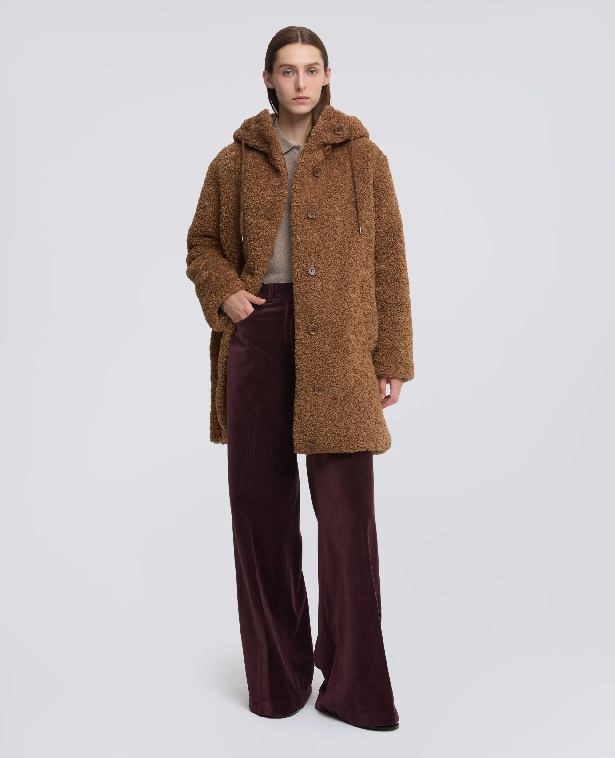 PANTALONE AMPIO IN VELLUTO LISCIO - BARBERA sold by Aspesi product image thumbnail 2