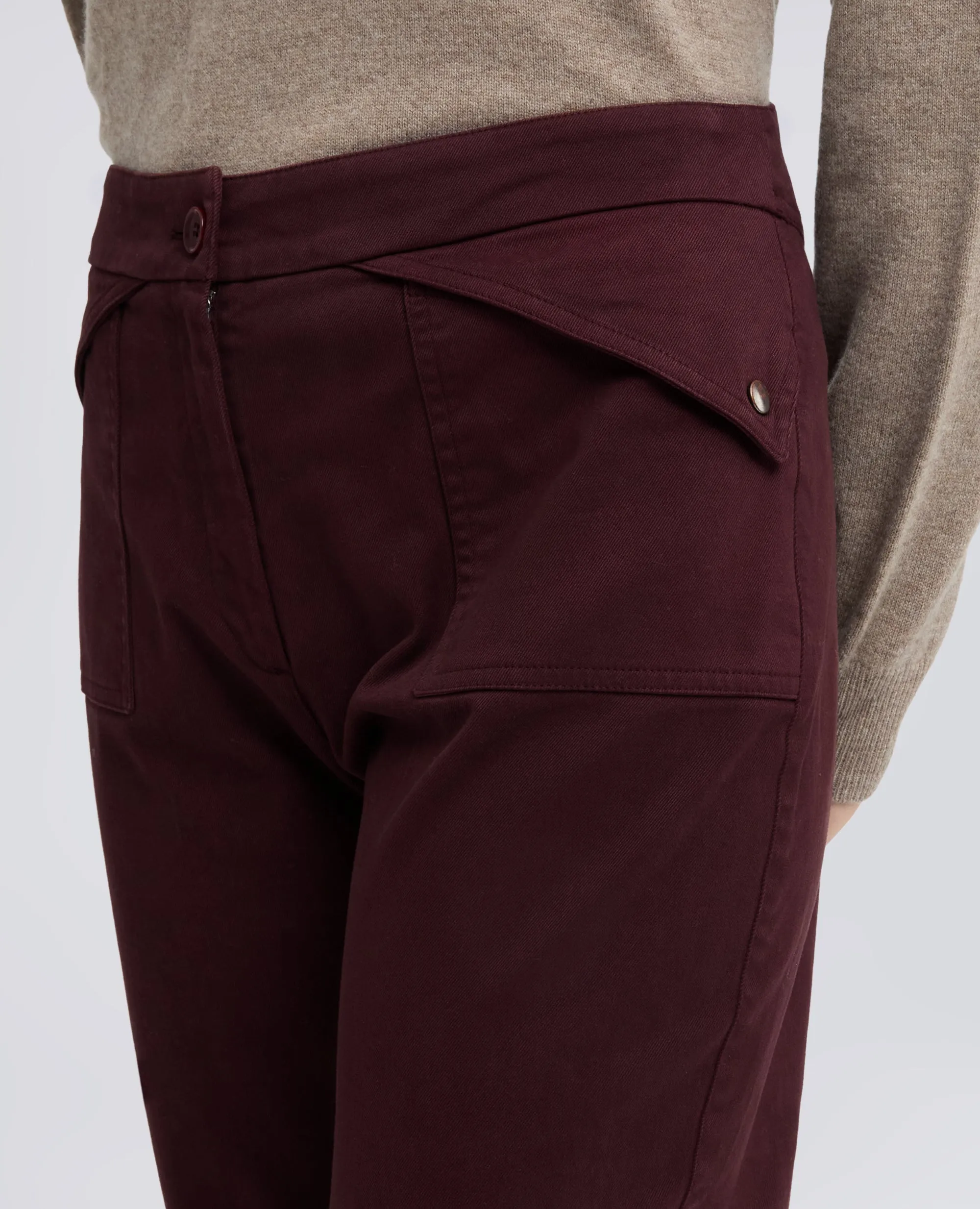 PANTALONE IN GABARDINA DI COTONE - BARBERA sold by Aspesi product image thumbnail 4