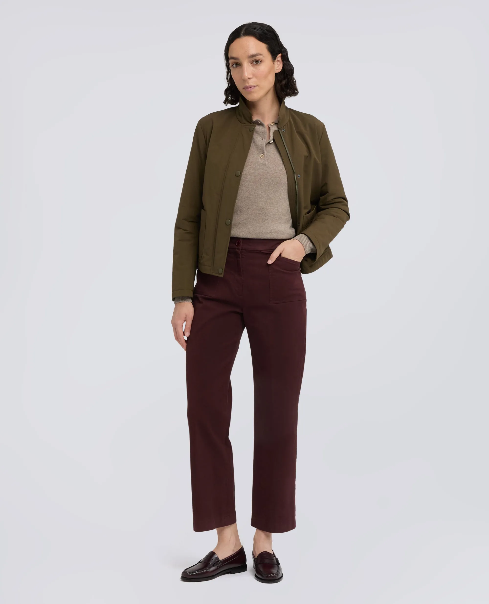 PANTALONE IN GABARDINA DI COTONE - BARBERA sold by Aspesi product image thumbnail 2
