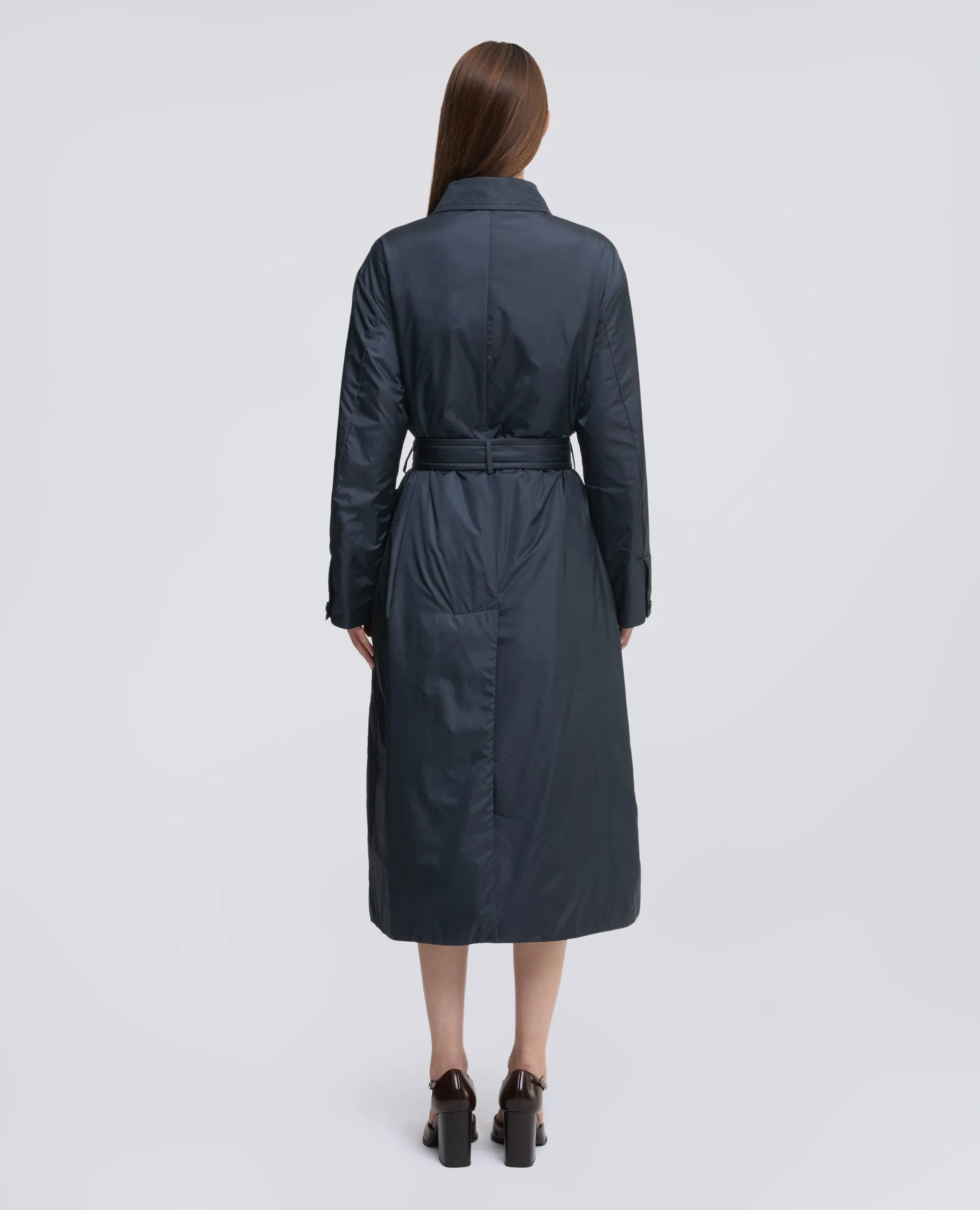 CAPPOTTO IN NYLON IMBOTTITO CON OVATTA THERMORE® - NAVY sold by Aspesi product image thumbnail 3