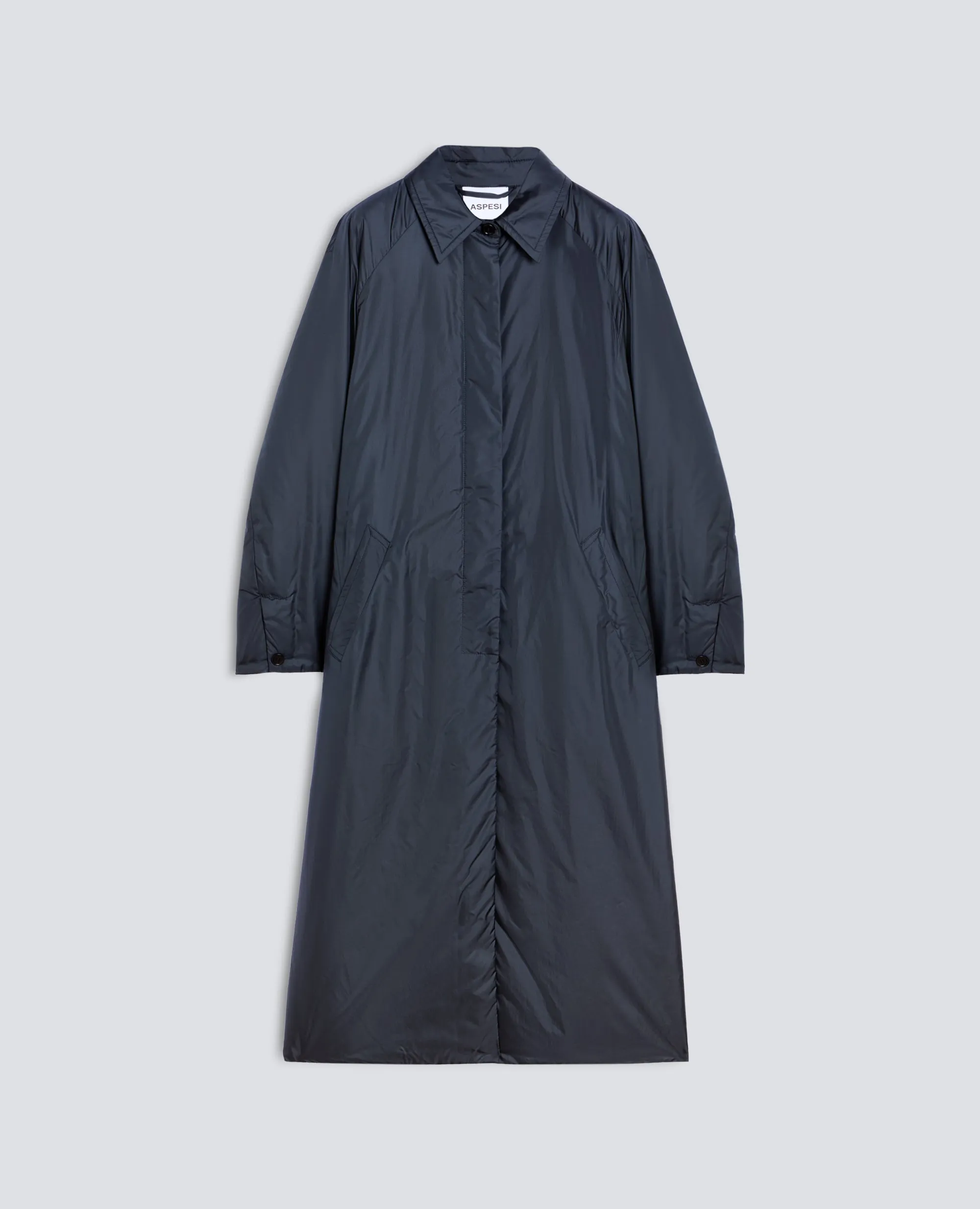 CAPPOTTO IN NYLON IMBOTTITO CON OVATTA THERMORE® - NAVY sold by Aspesi product image thumbnail 5