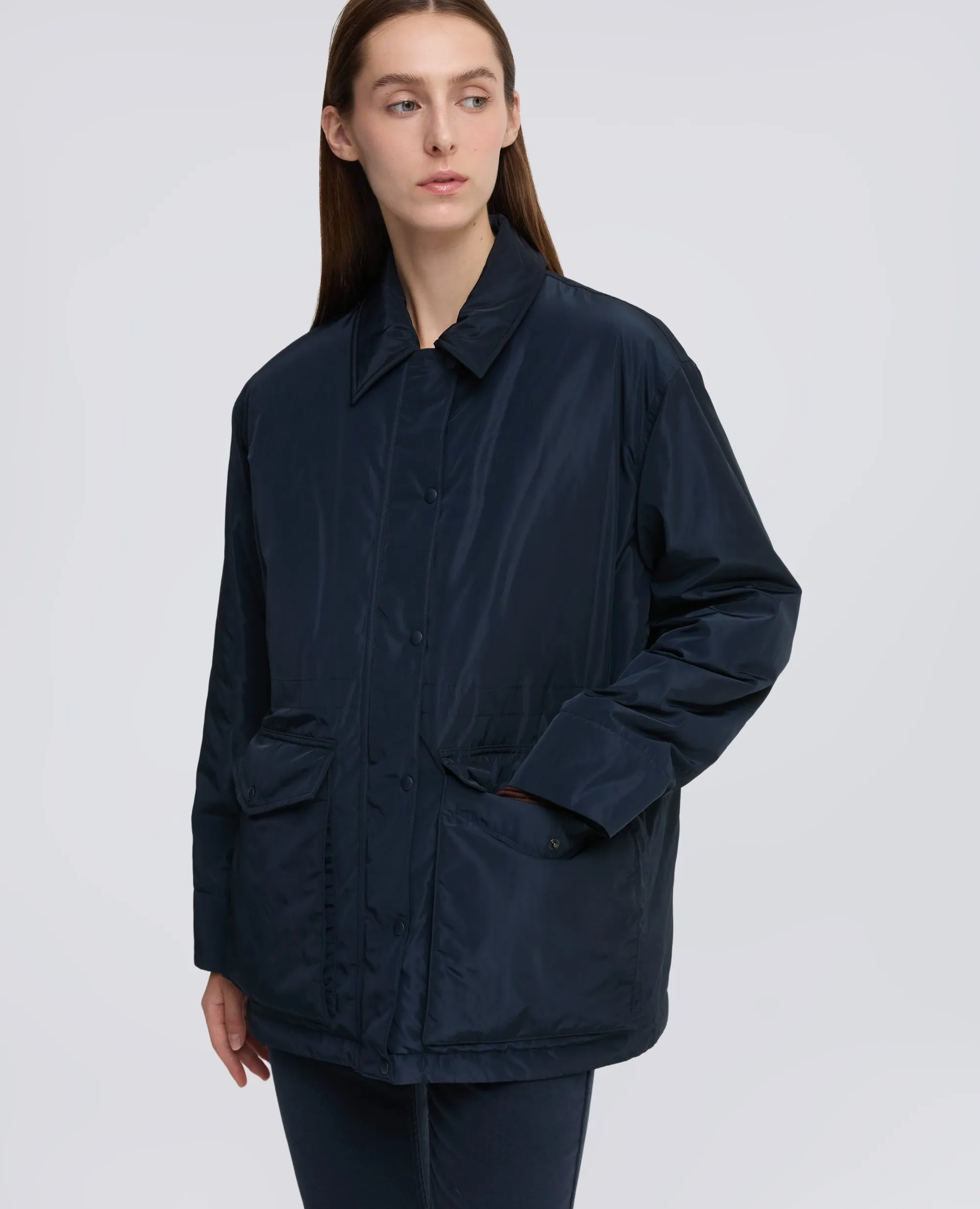 GIACCA IMBOTTITA IN TAFFETA TECNICO - BLU NERO sold by Aspesi product image thumbnail 4