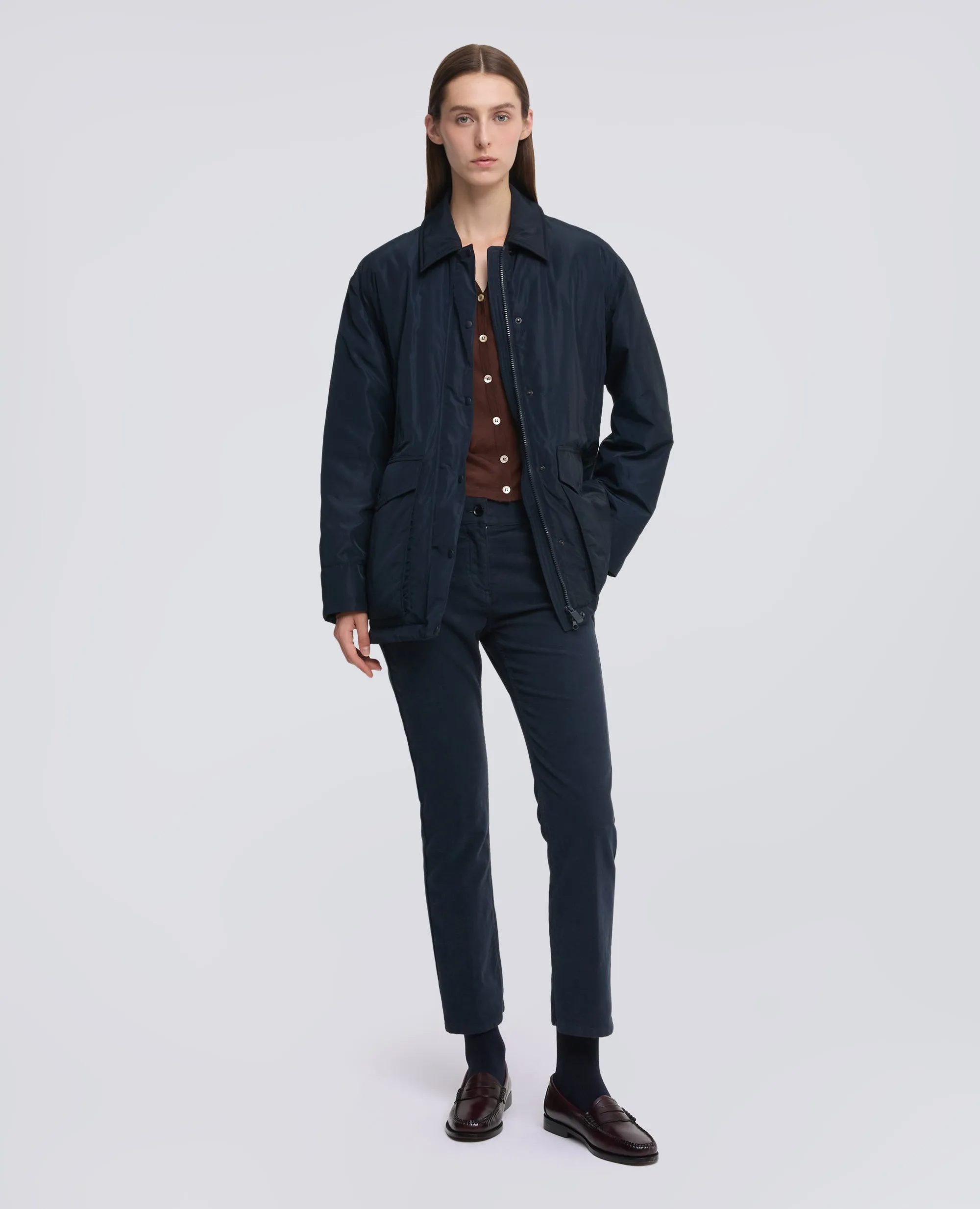 GIACCA IMBOTTITA IN TAFFETA TECNICO - BLU NERO sold by Aspesi product image thumbnail 2