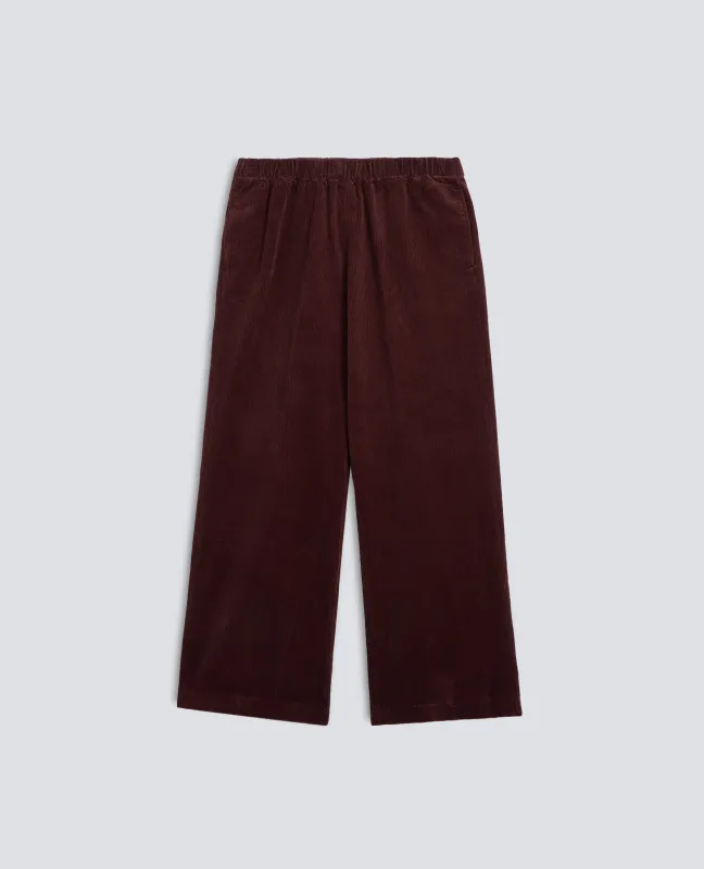 PANTALONE IN VELLUTO A COSTE CON ELASTICO - BARBERA made by Aspesi