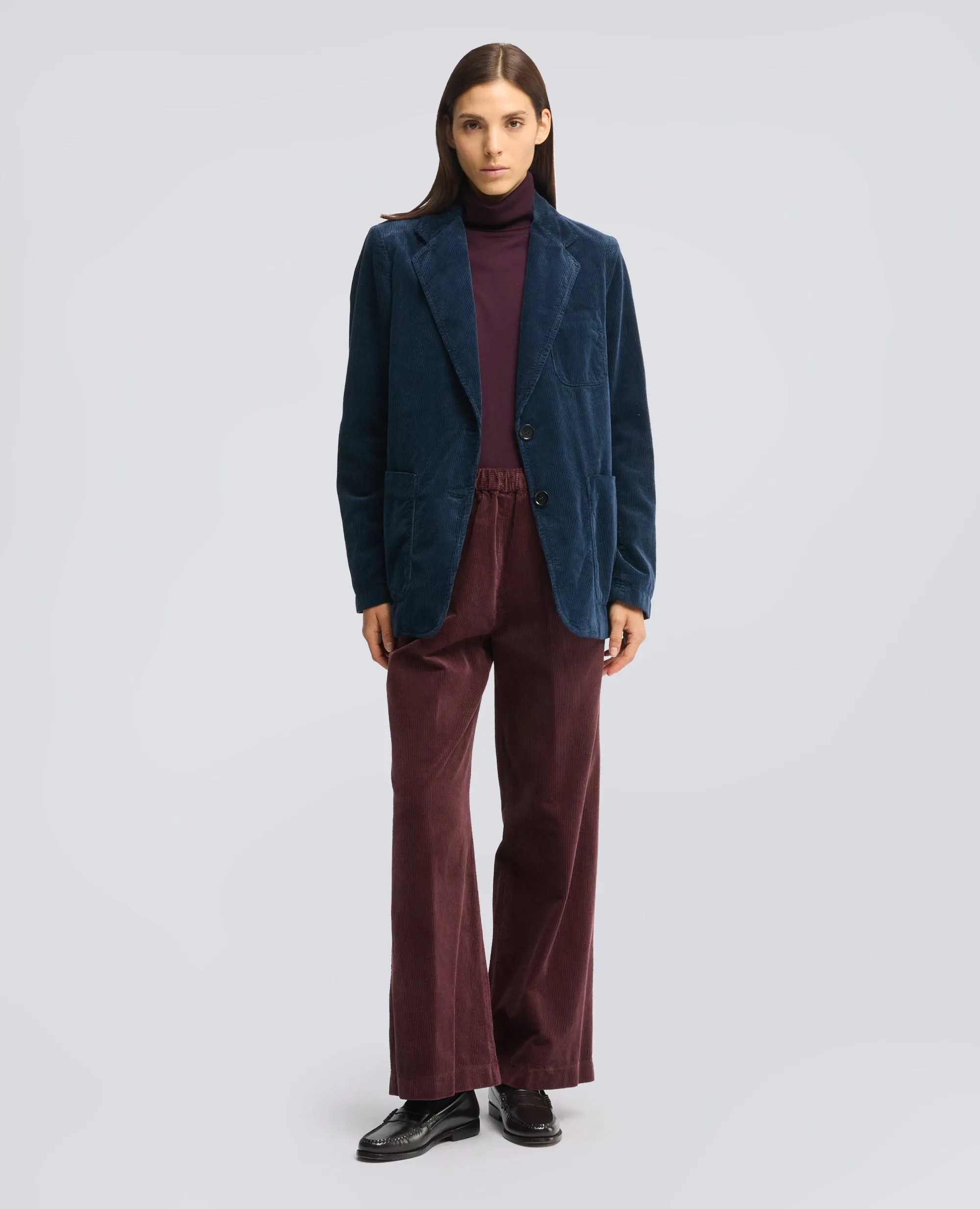 PANTALONE IN VELLUTO A COSTE CON ELASTICO - BARBERA sold by Aspesi product image thumbnail 2