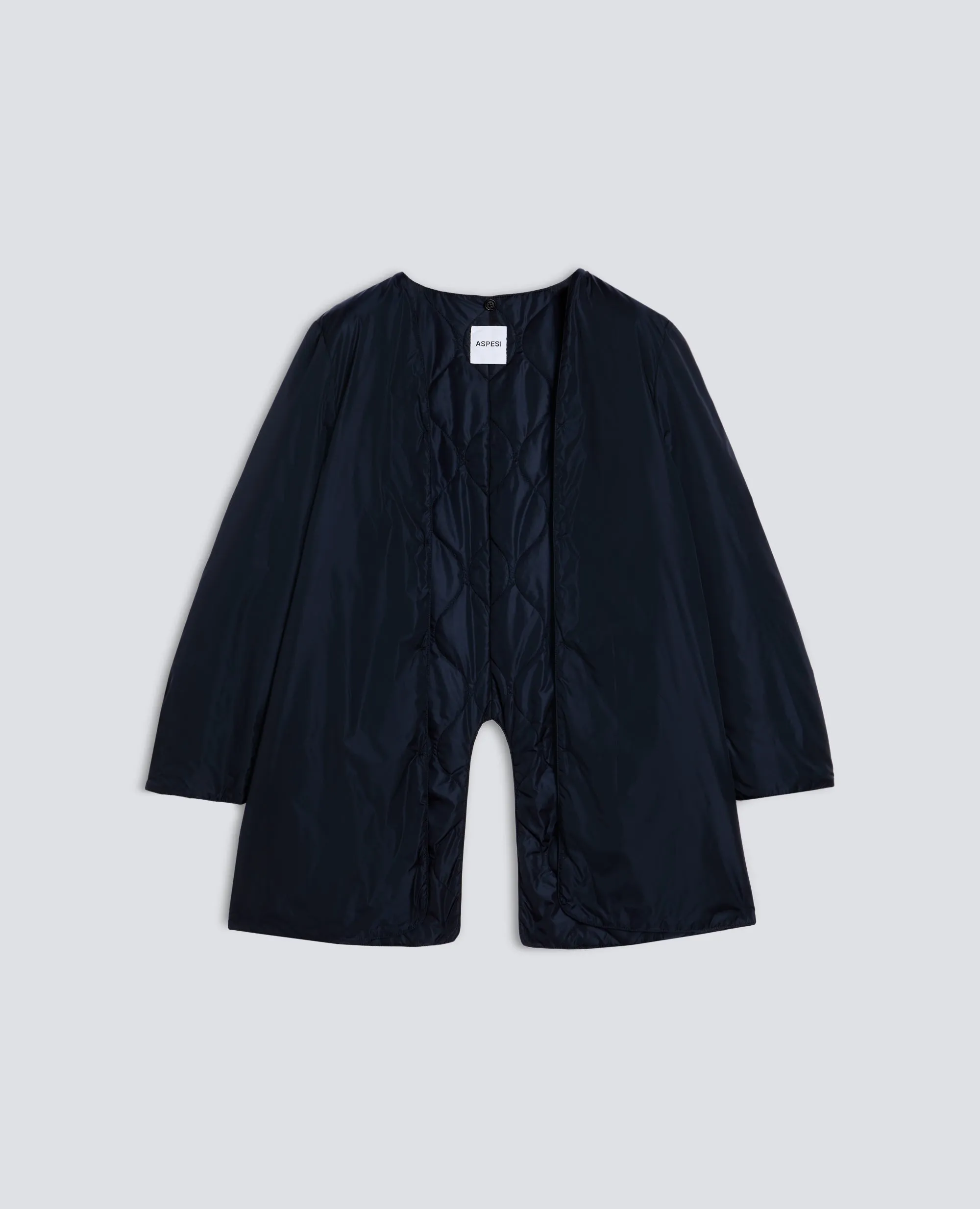 IMPERMEABILE IN POLIESTERE E NYLON COMPATTO - NAVY sold by Aspesi product image thumbnail 5