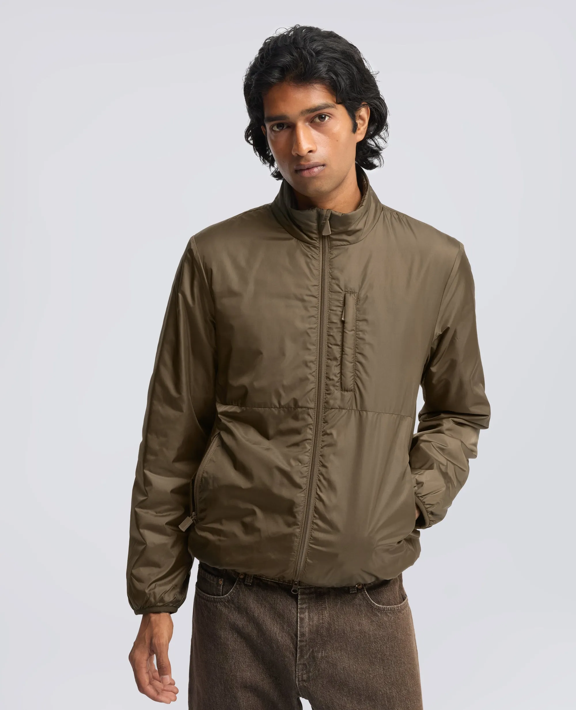 GIUBBOTTO IN NYLON IMBOTTITO - MILITARE sold by Aspesi product image thumbnail 4