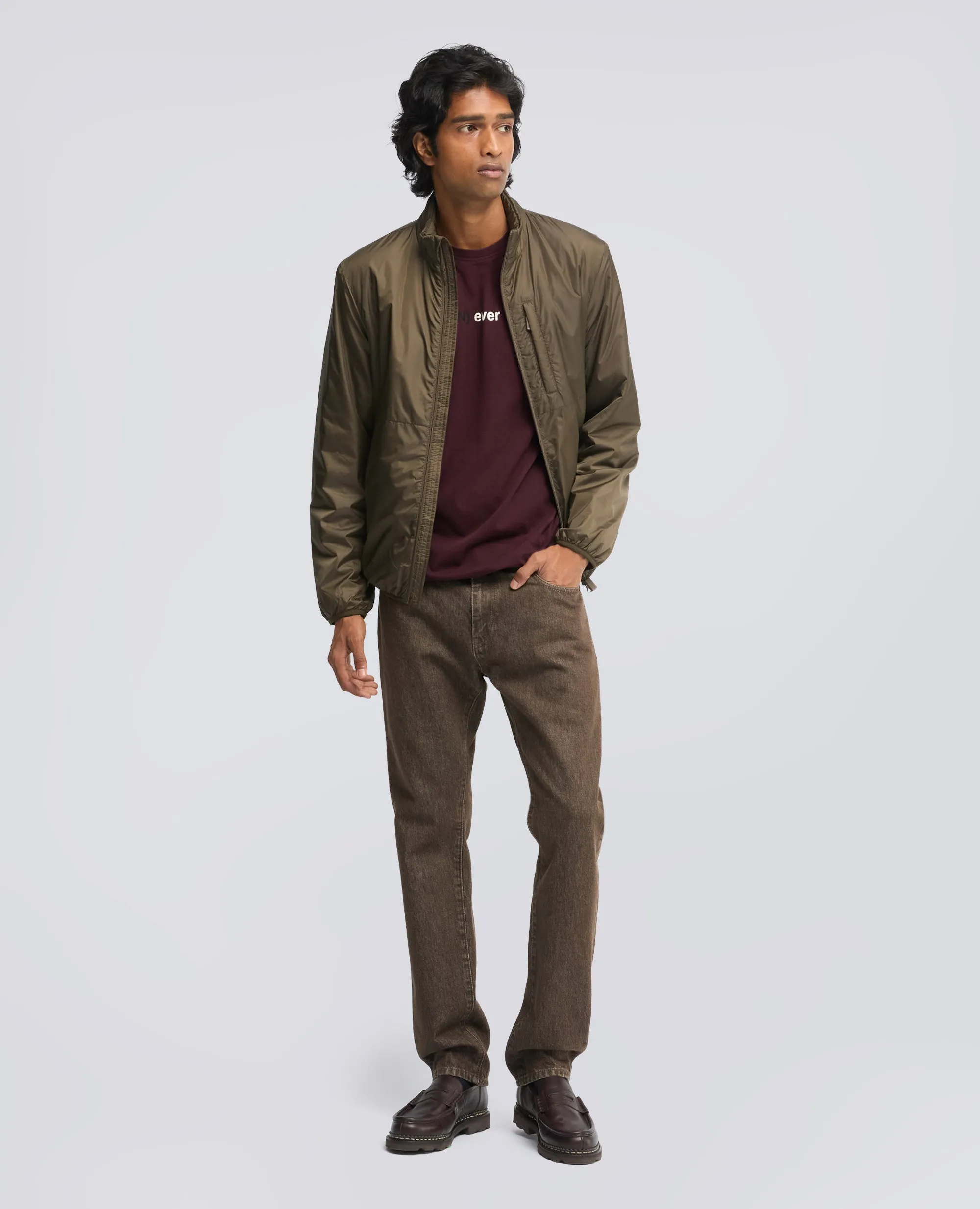 T-SHIRT IN COTONE CON STAMPA -(N)EVER- - BORDO sold by Aspesi product image thumbnail 2