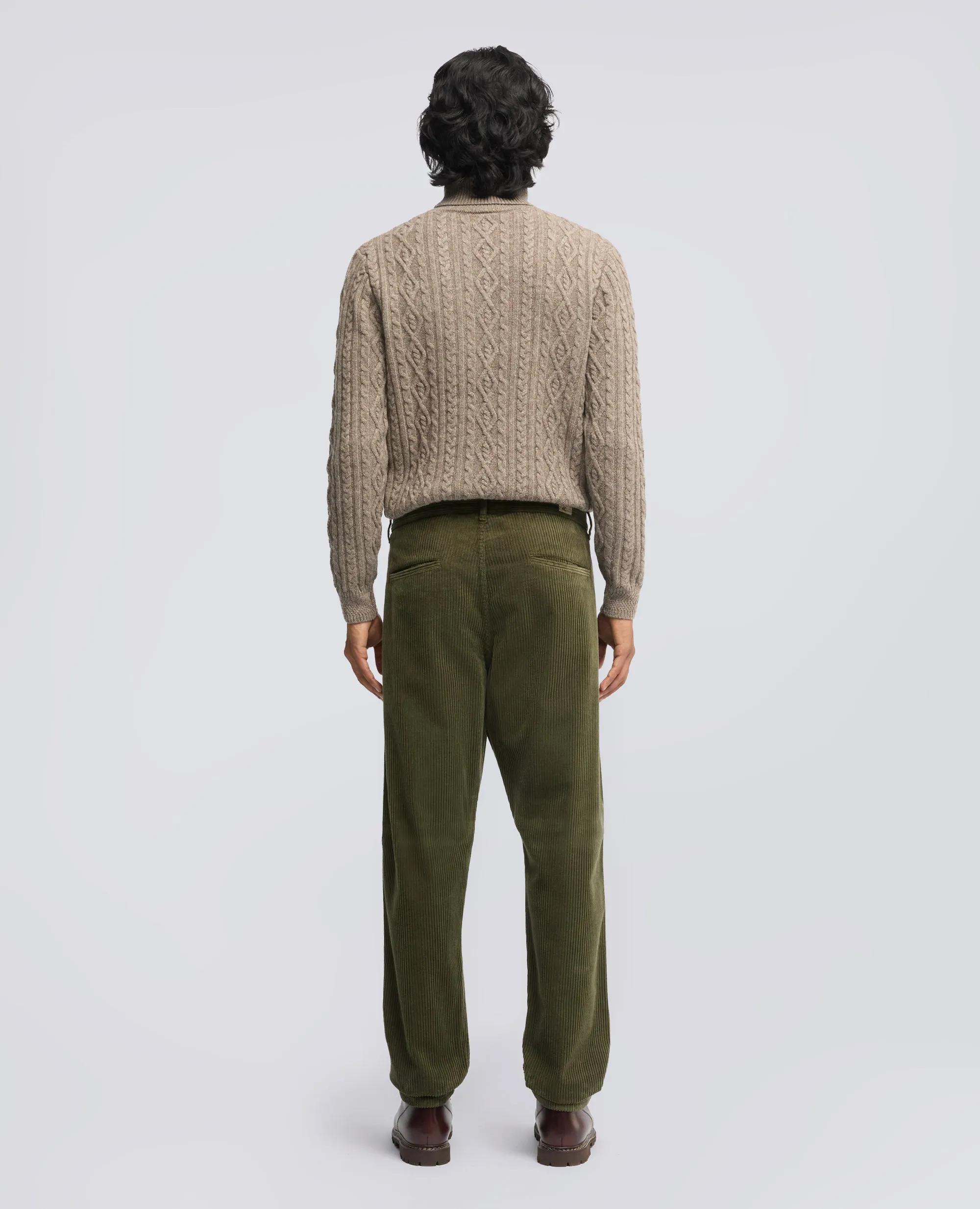 PANTALONE CHINO IN VELLUTO A COSTE - MILITARE sold by Aspesi product image thumbnail 3