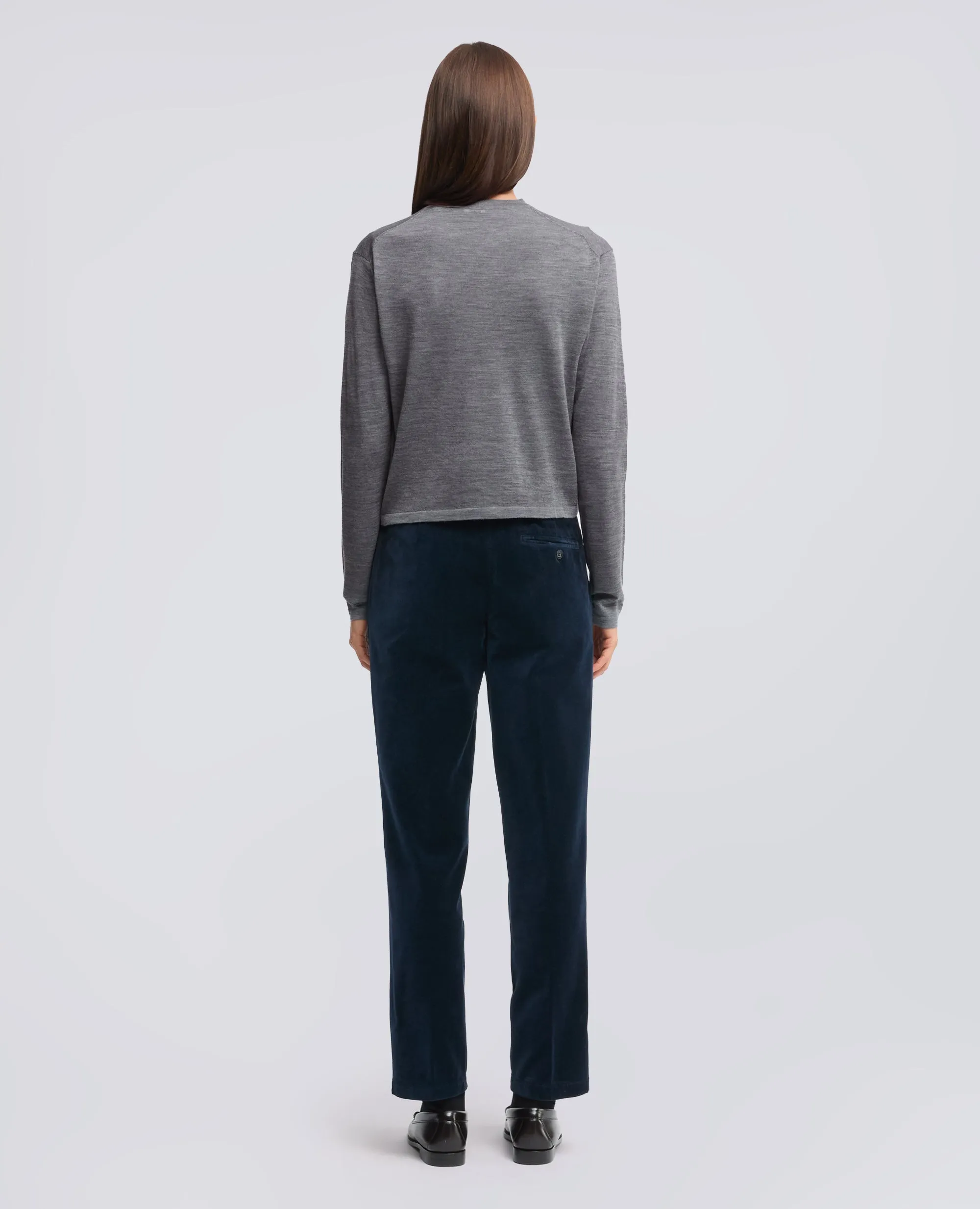 CARDIGAN IN LANA MERINO - GRIGIO sold by Aspesi product image thumbnail 3