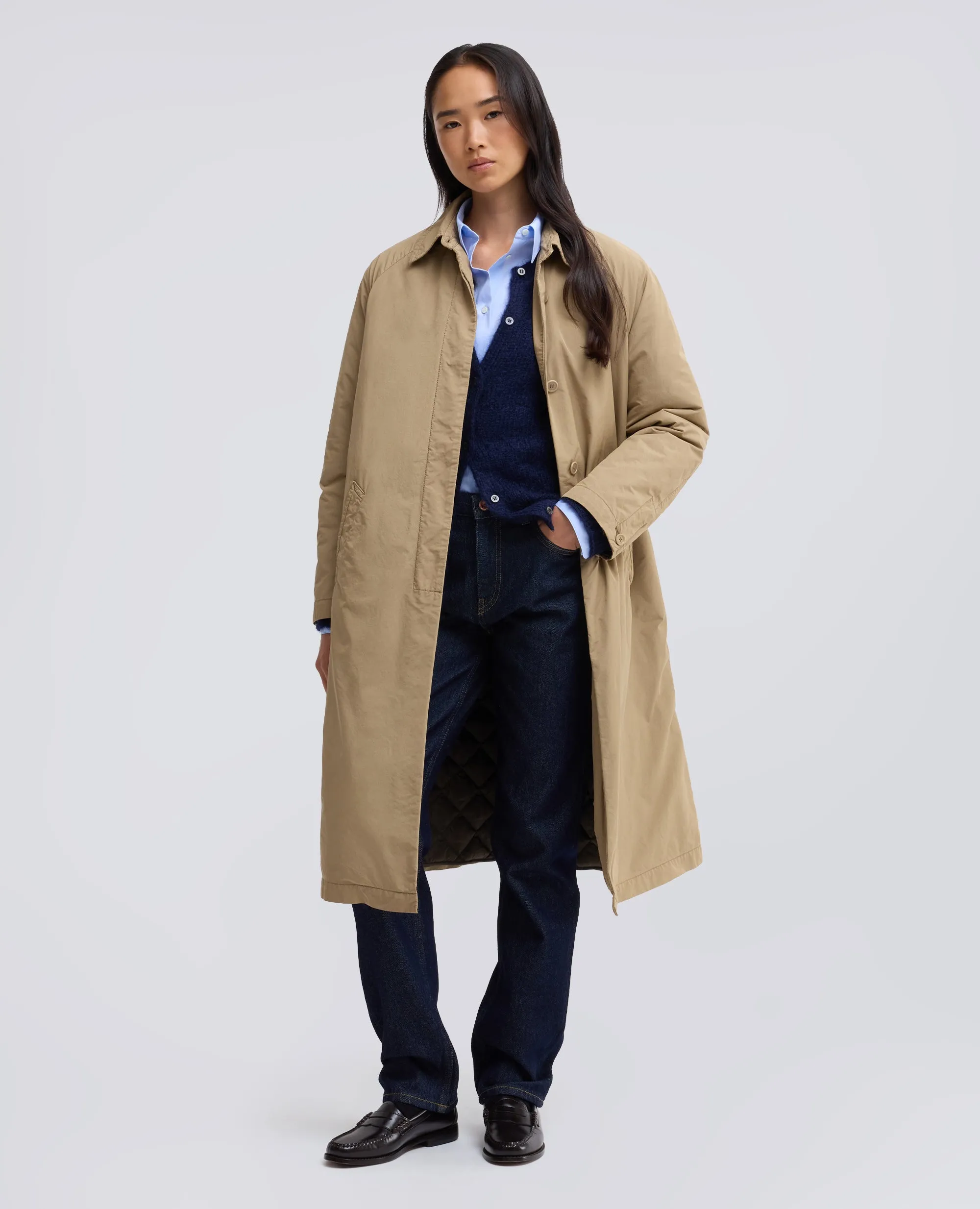 CAPPOTTO ESSENZIALE CON INTERNO STACCABILE TRAPUNTATO - BEIGE sold by Aspesi product image thumbnail 2