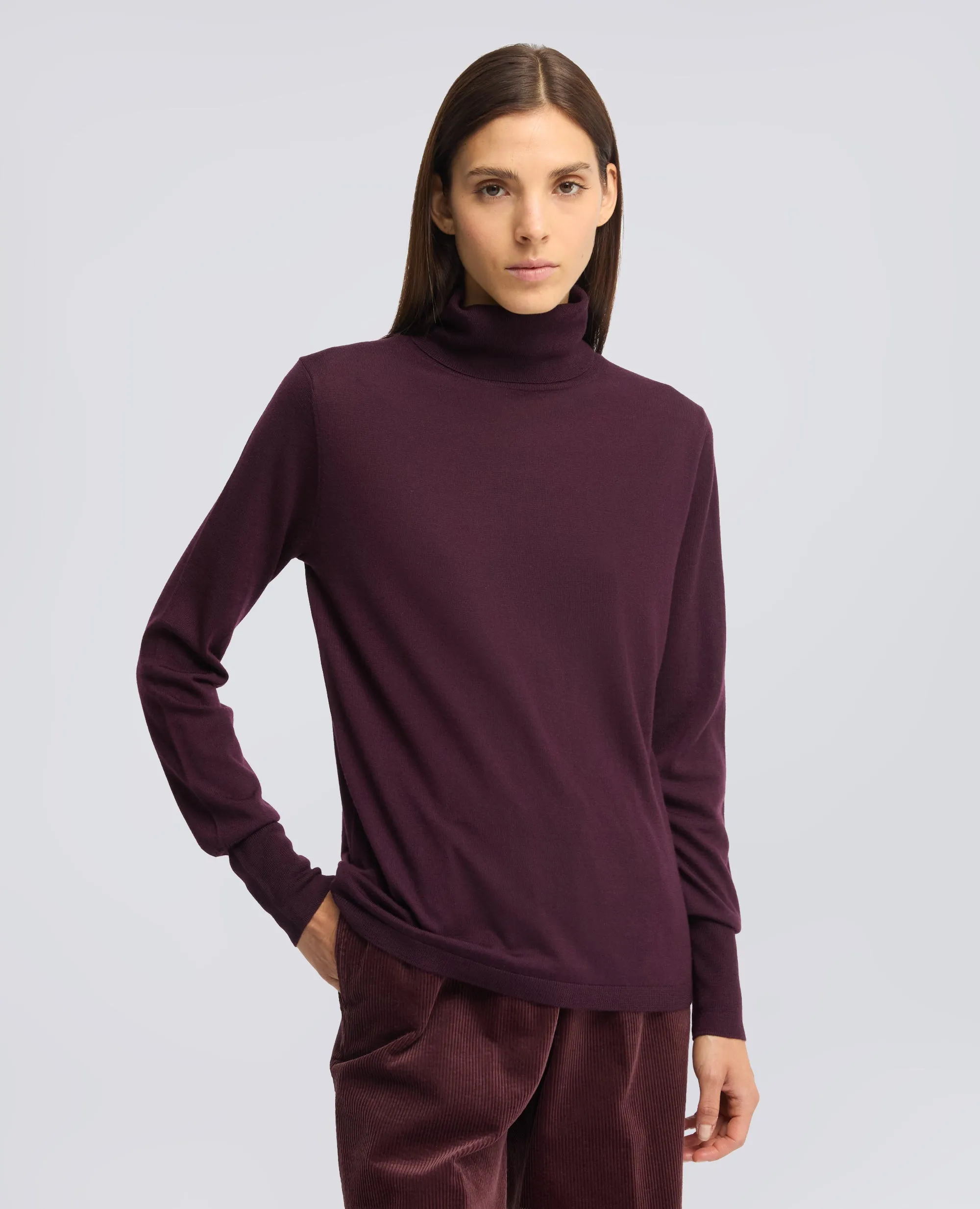 MAGLIA DOLCEVITA IN LANA MERINO - BARBERA sold by Aspesi product image thumbnail 4