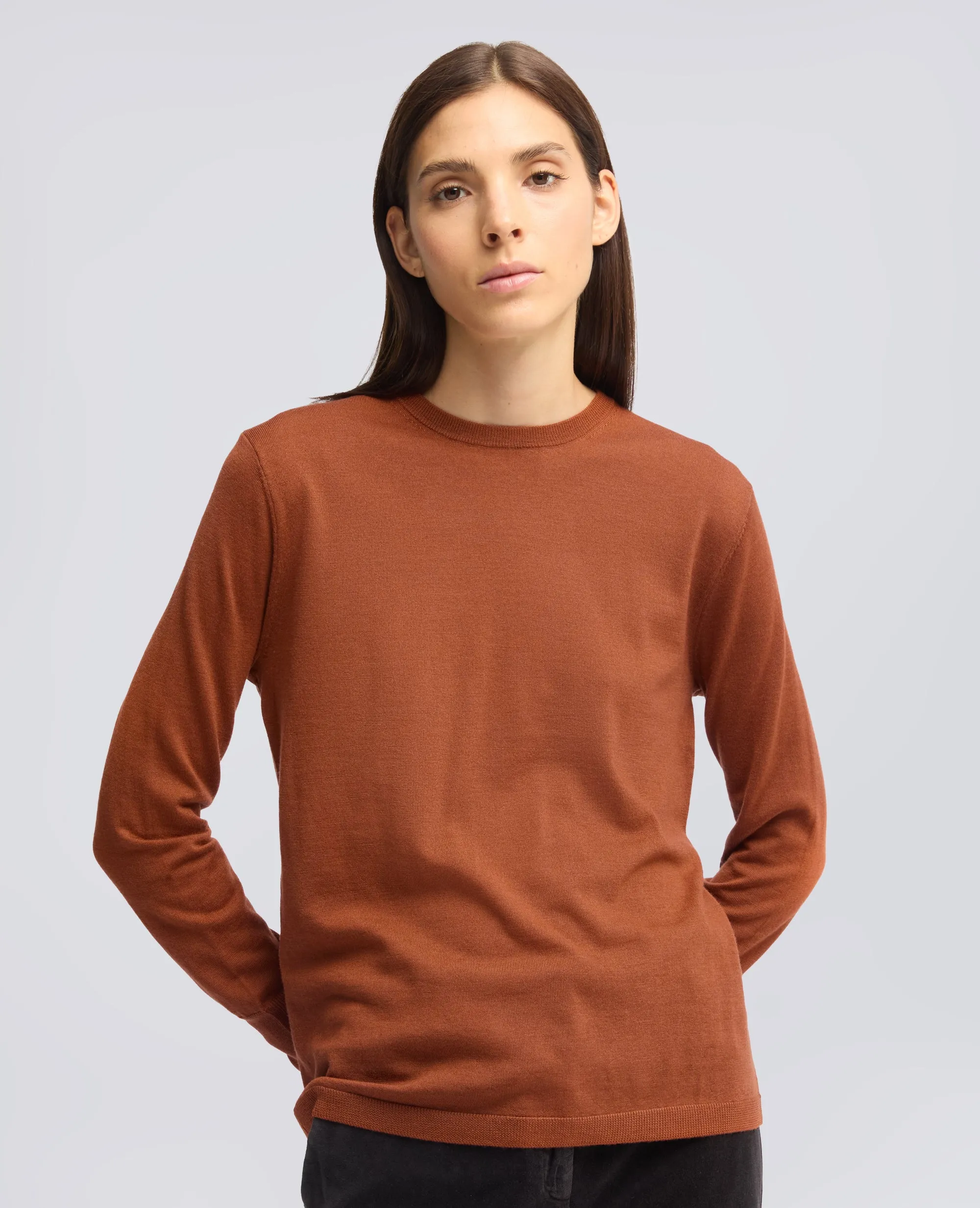 MAGLIA GIROCOLLO IN LANA MERINO - ZUCCA sold by Aspesi product image thumbnail 4