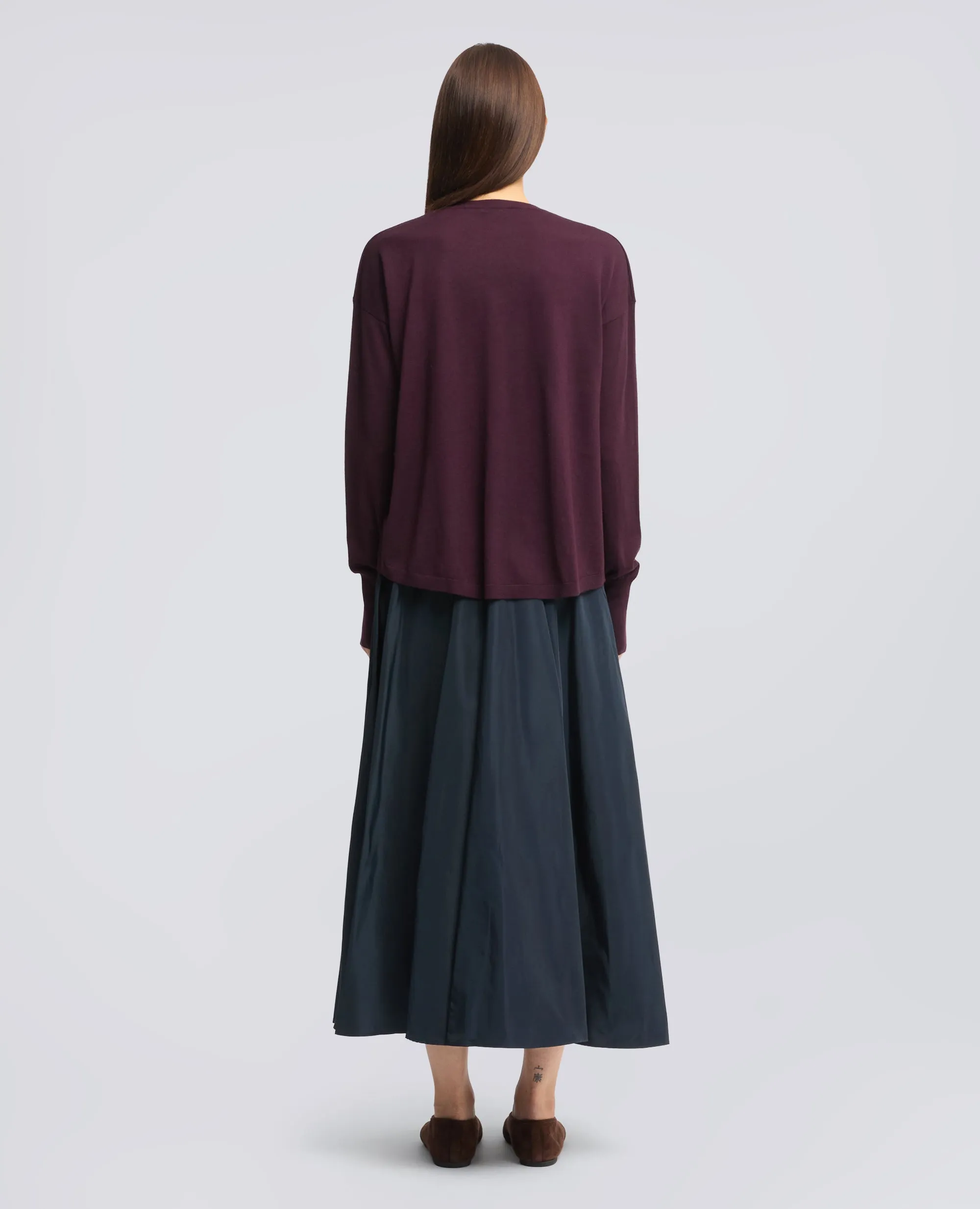 MAGLIA CON SCOLLO A V IN LANA MERINO - BARBERA sold by Aspesi product image thumbnail 3