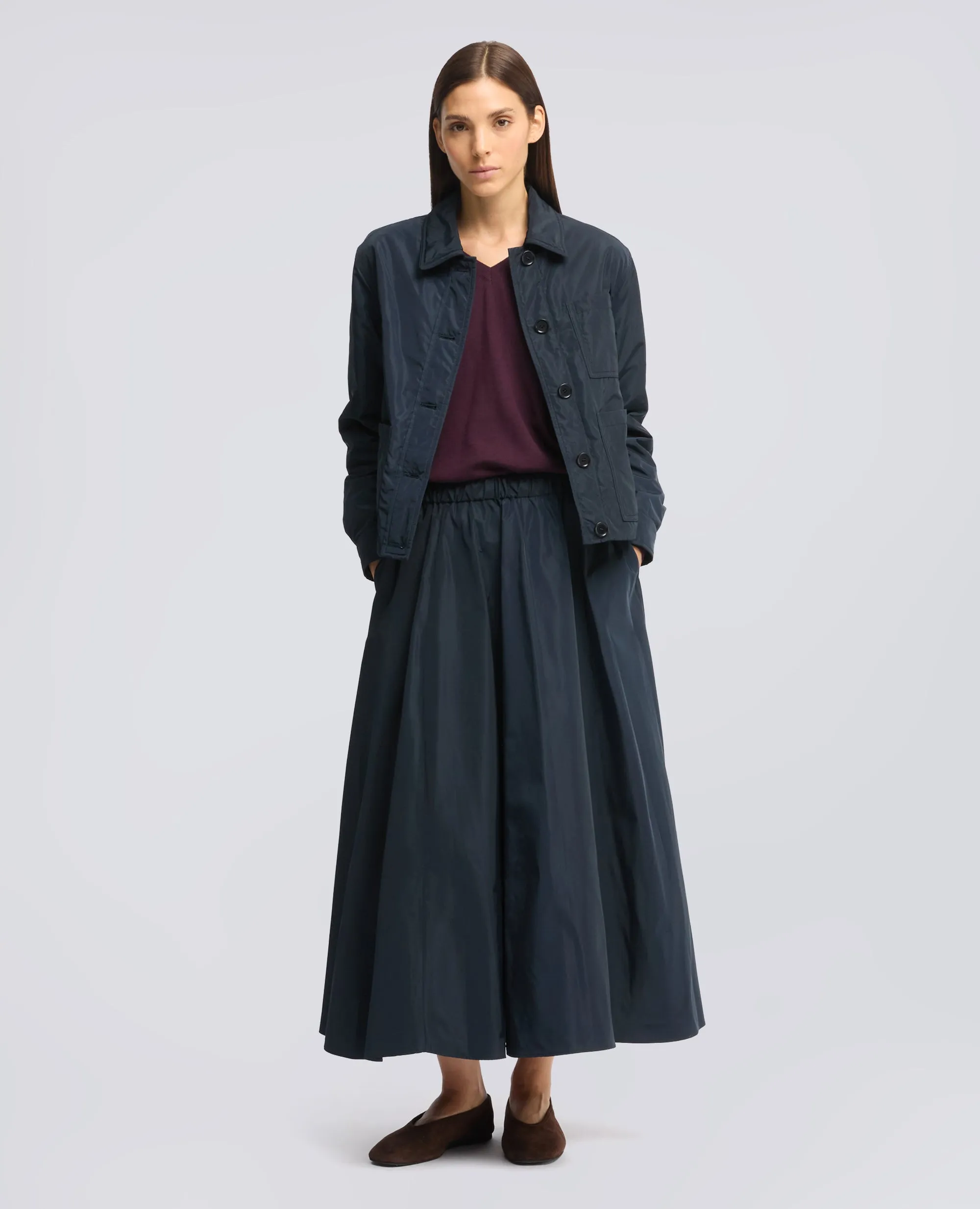MAGLIA CON SCOLLO A V IN LANA MERINO - BARBERA sold by Aspesi product image thumbnail 2