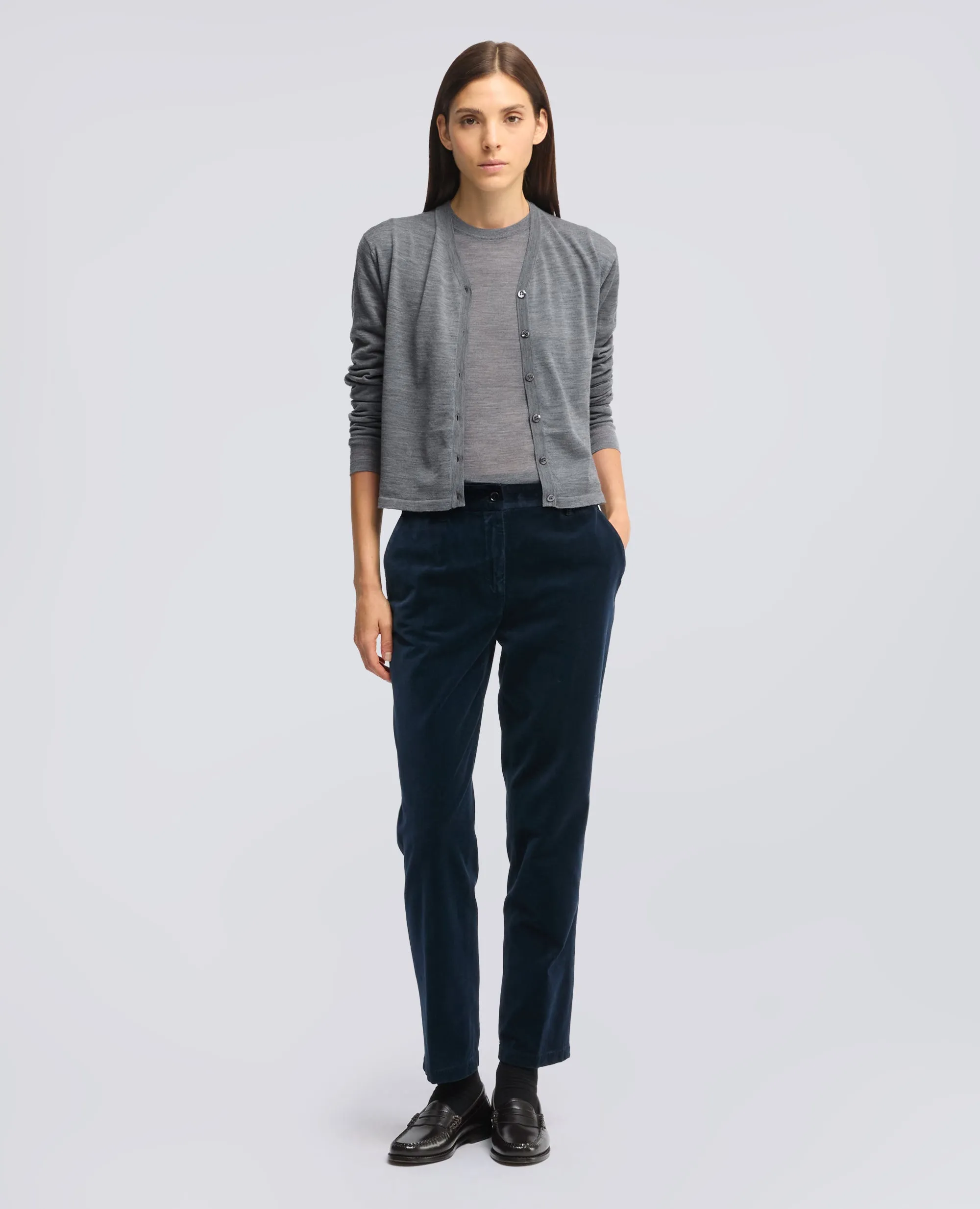 MAGLIA GIROCOLLO IN LANA MERINO - GRIGIO sold by Aspesi product image thumbnail 2