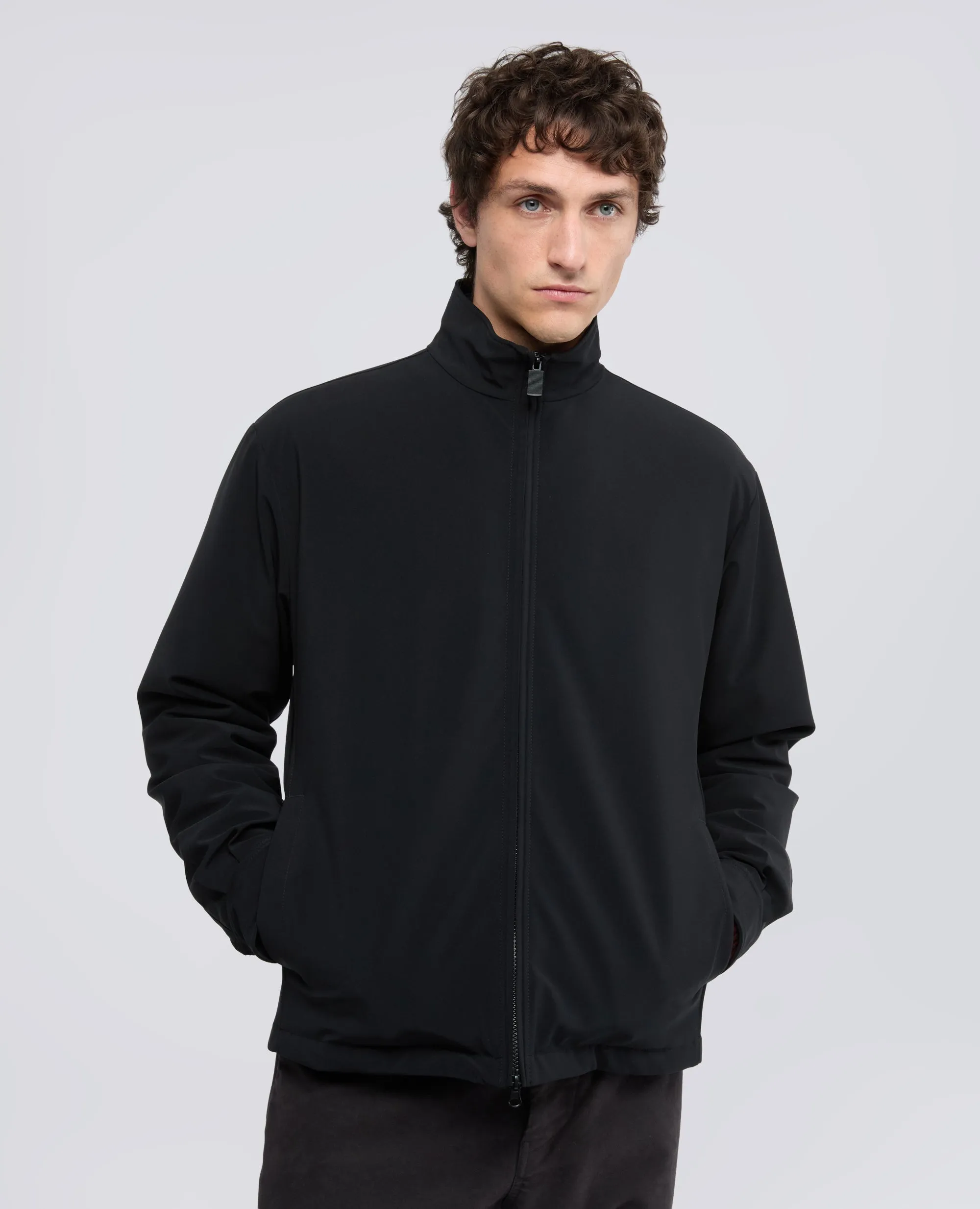 GIUBBOTTO IN TWILL IDROREPELLENTE - NERO sold by Aspesi product image thumbnail 4