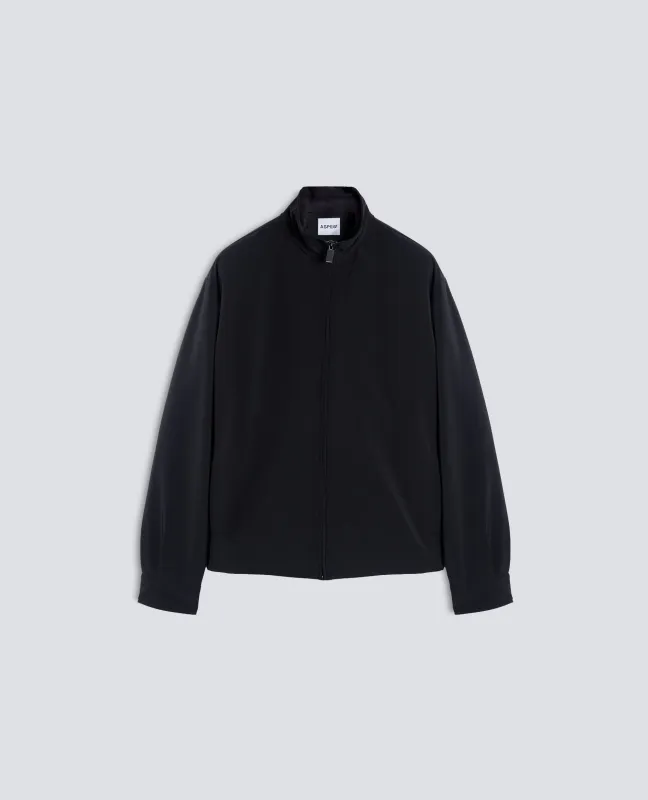 GIUBBOTTO IN TWILL IDROREPELLENTE - NERO made by Aspesi